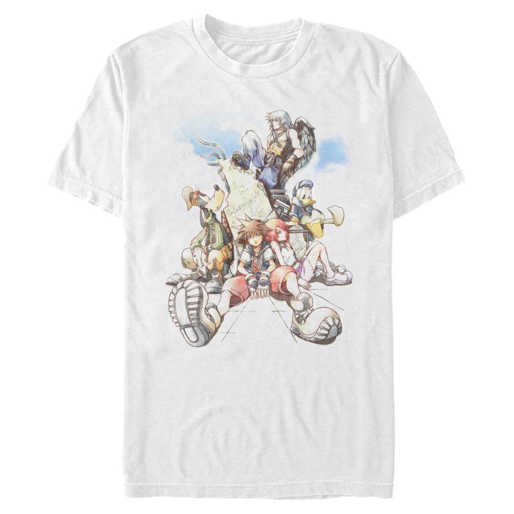 Kingdom Hearts Characters in the Clouds T-Shirt