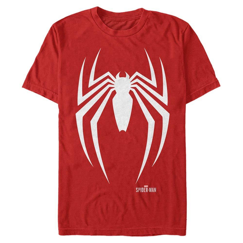 Spider-Man Men's Web Walk Graphic Tee with Short Sleeves, Size S-3XL