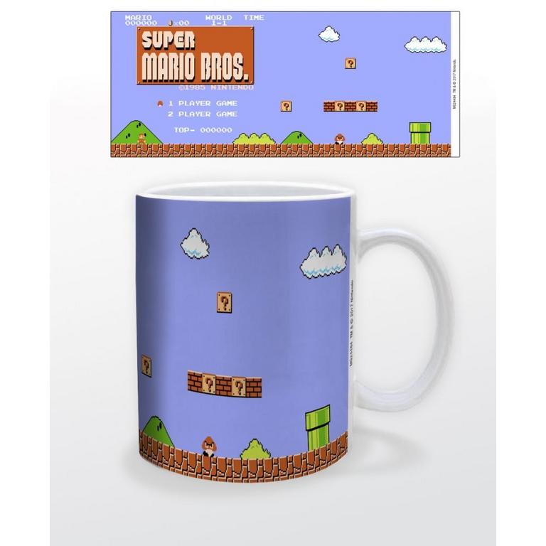 Super Mario Bros. Retro Title Screen Mug