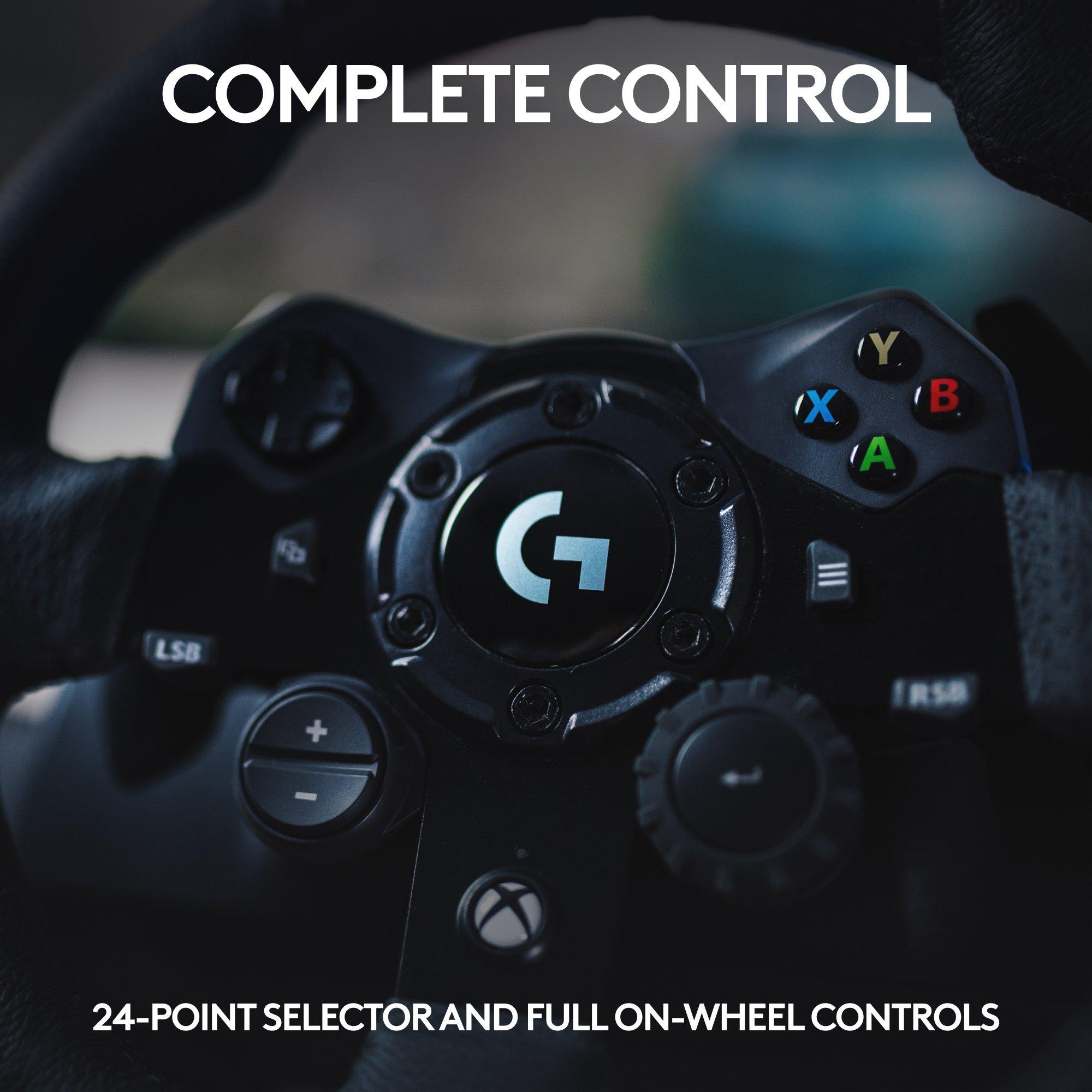 Logitech G923 PS5/PS4/PC TRUEFORCE Racing Wheel & Pedals/1000 Hz Force  Feedback