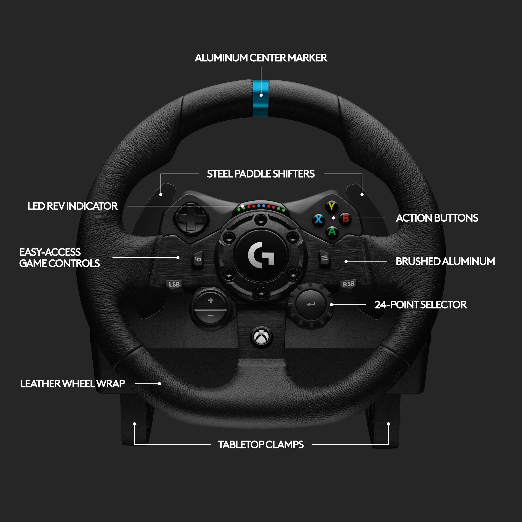  Buy Logitech G923 Racing Wheel and Pedals, TRUEFORCE
