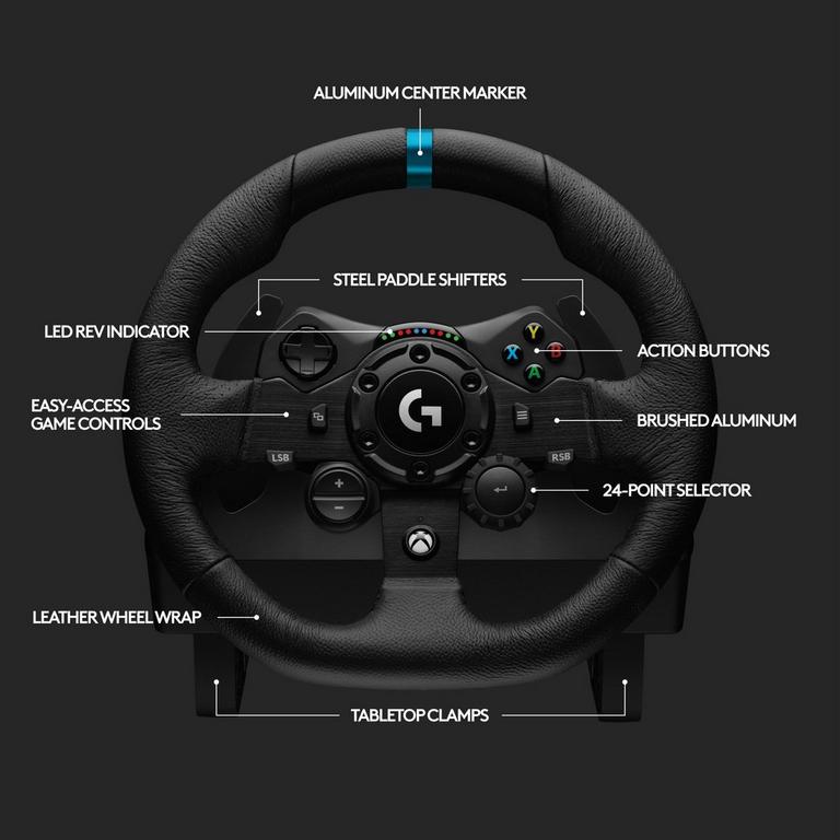 Logitech G923 TRUEFORCE Racing Wheel and Pedals for PlayStation 5