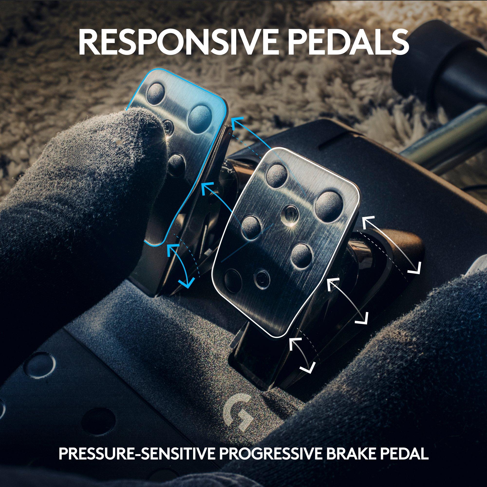 Logitech G923 Racing Wheel and Pedal - Thumbnail 5