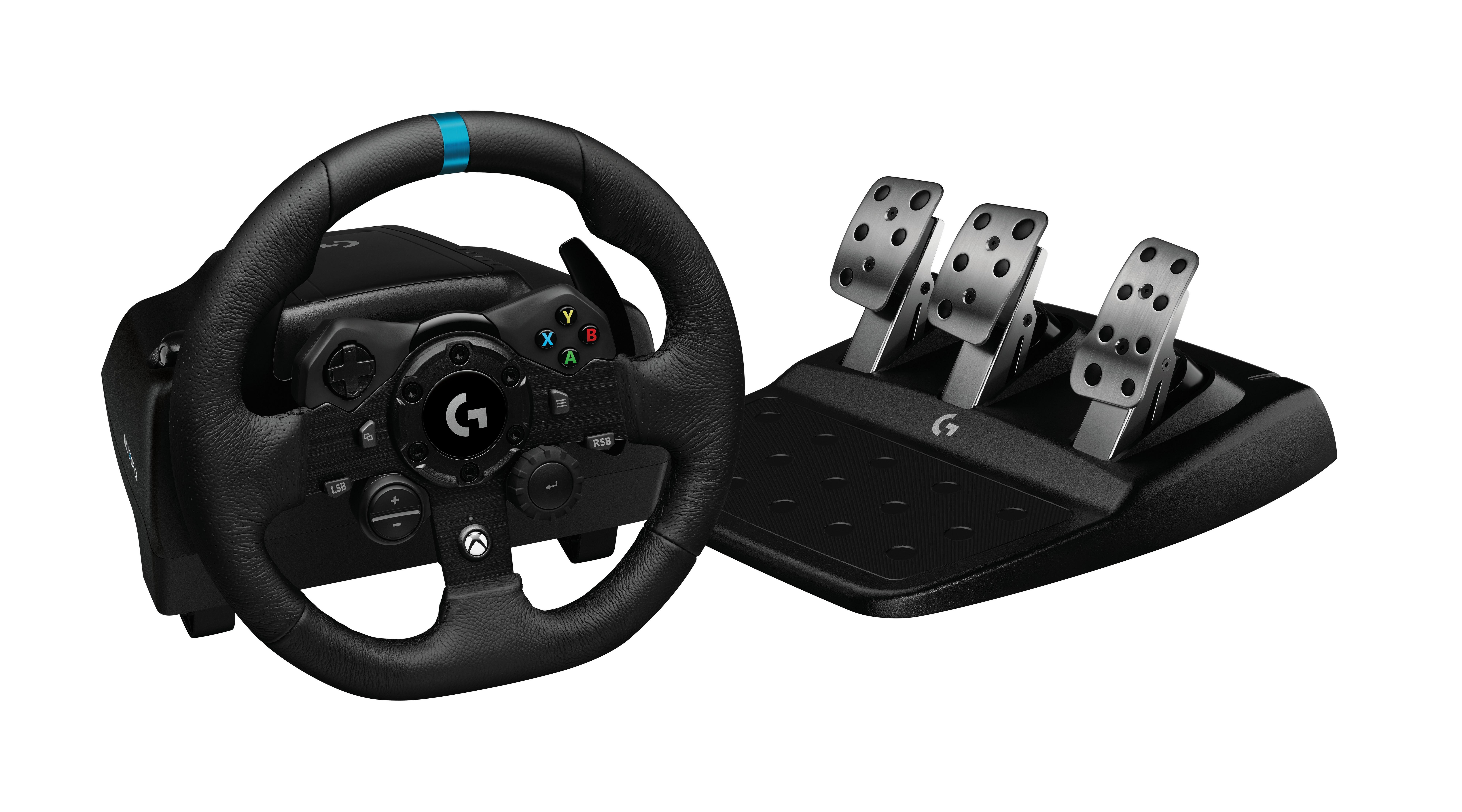 Руль для пк приложение. Игровой руль Logitech g923. Руль Logitech g923 для Xbox. Logitech g920 Driving Force. Руль Logitech g923 TRUEFORCE.