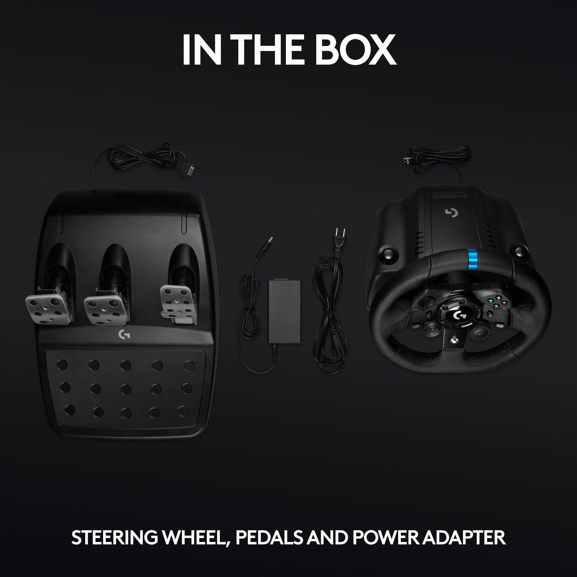  Logitech G923 Racing Wheel and Pedals for Xbox X