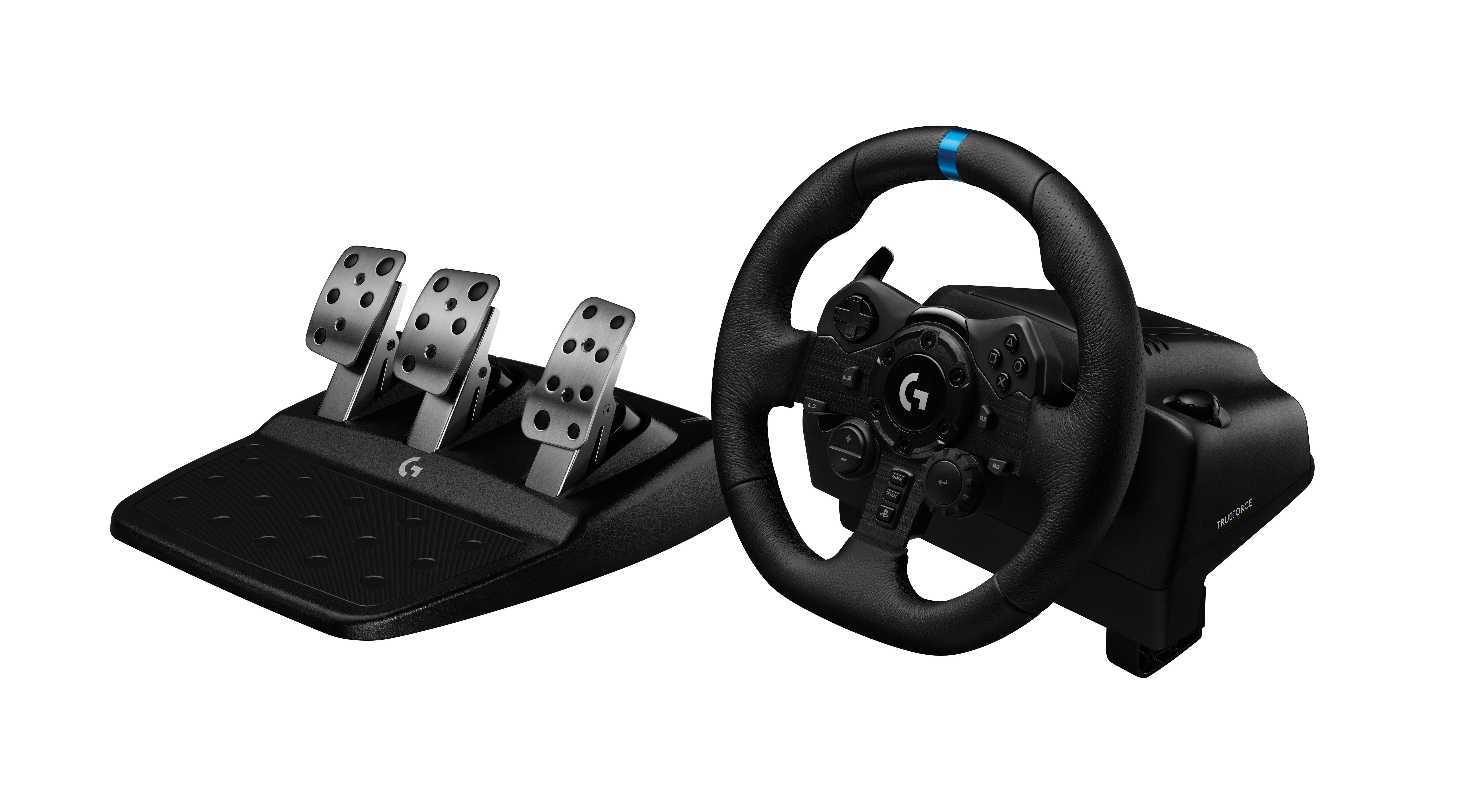 Logitech G923 TRUEFORCE Racing and Pedals for PlayStation 5 | GameStop