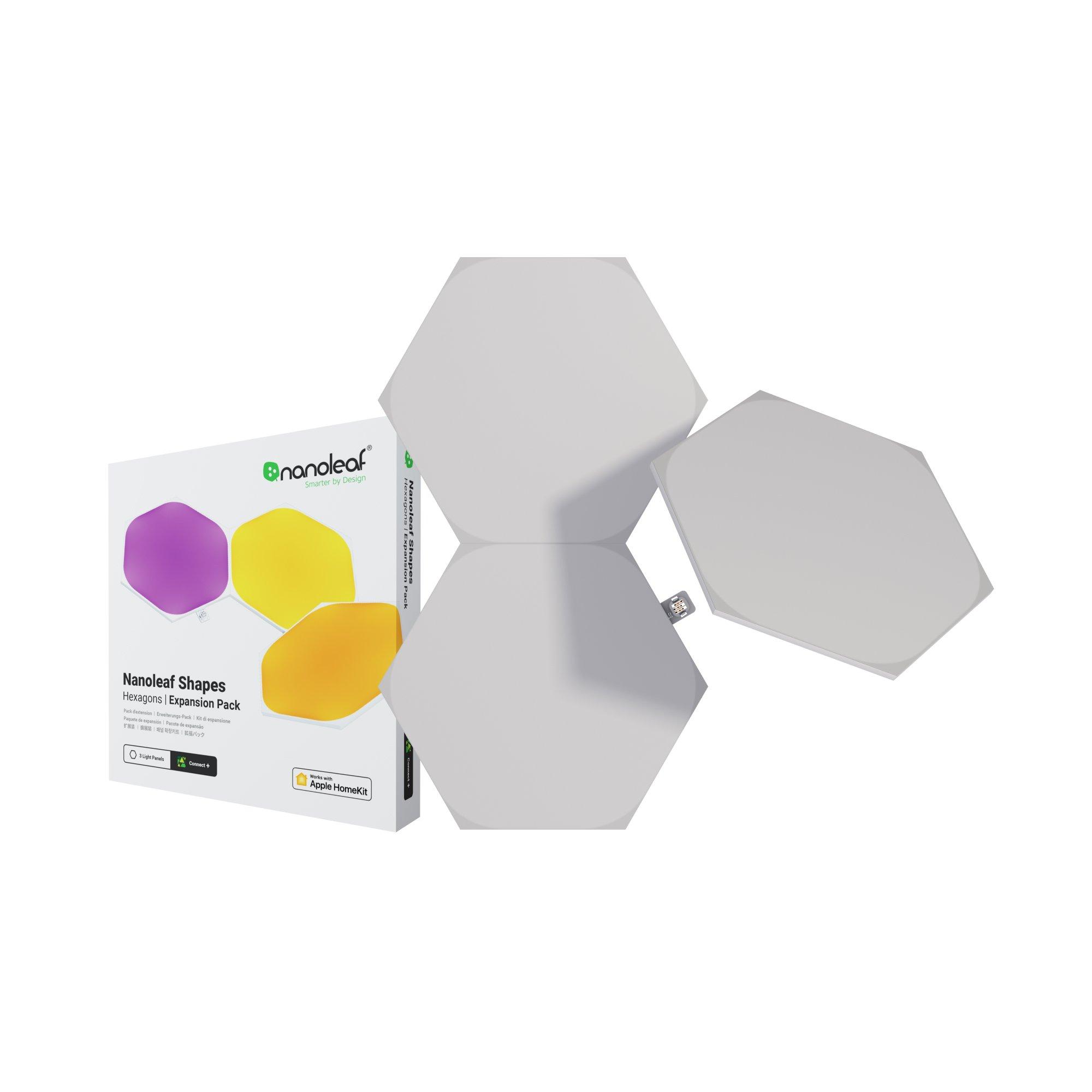 Excel Bunke af Tid Nanoleaf Light Panels Shapes Hexagons Expansion Pack 3 Pack | GameStop