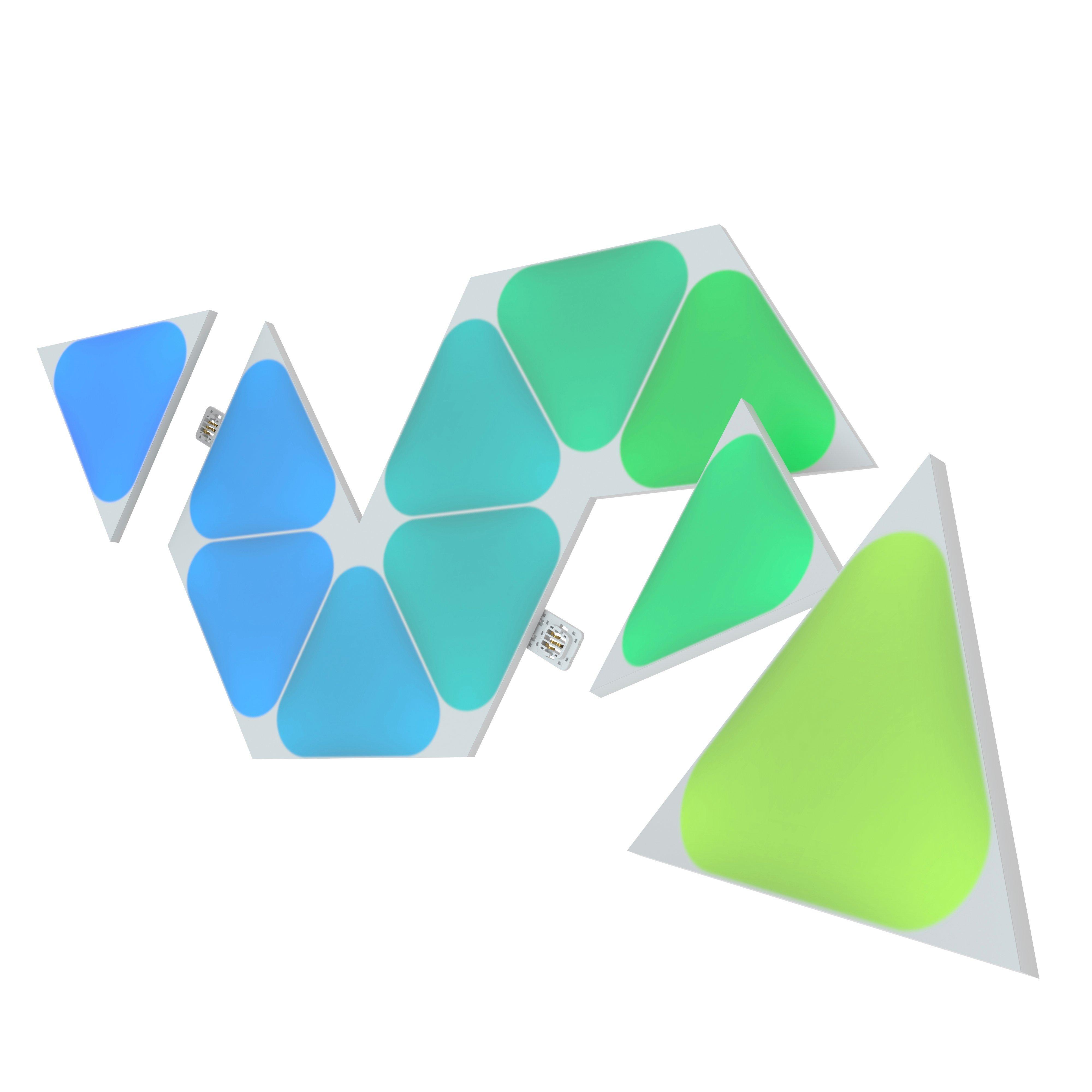 Nanoleaf Light Panels Shapes Mini Triangles Expansion Pack 10 Pack |  GameStop | Leuchtfiguren