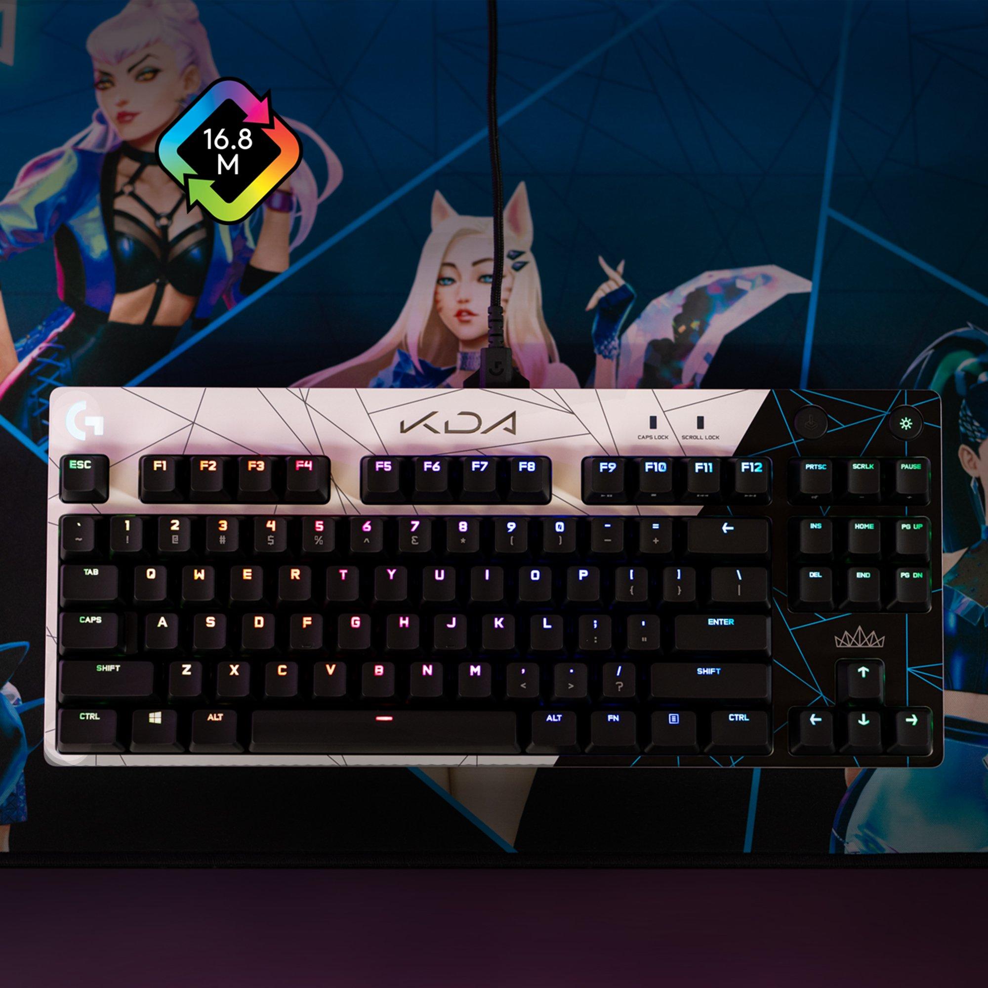 League of Legends K/DA Pro Gaming Keyboard PC GameStop