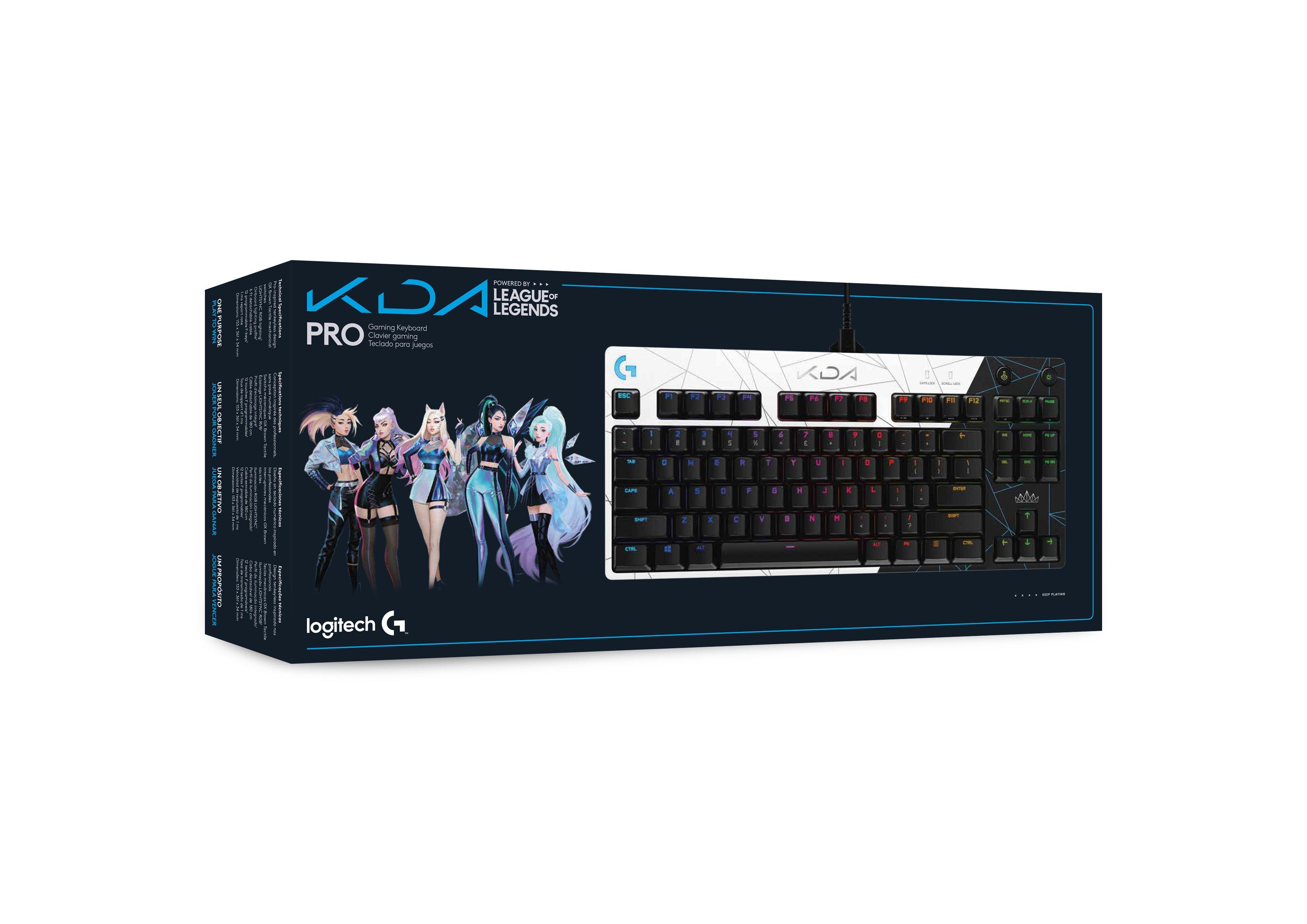 list item 9 of 10 League of Legends K/DA Pro Gaming Keyboard