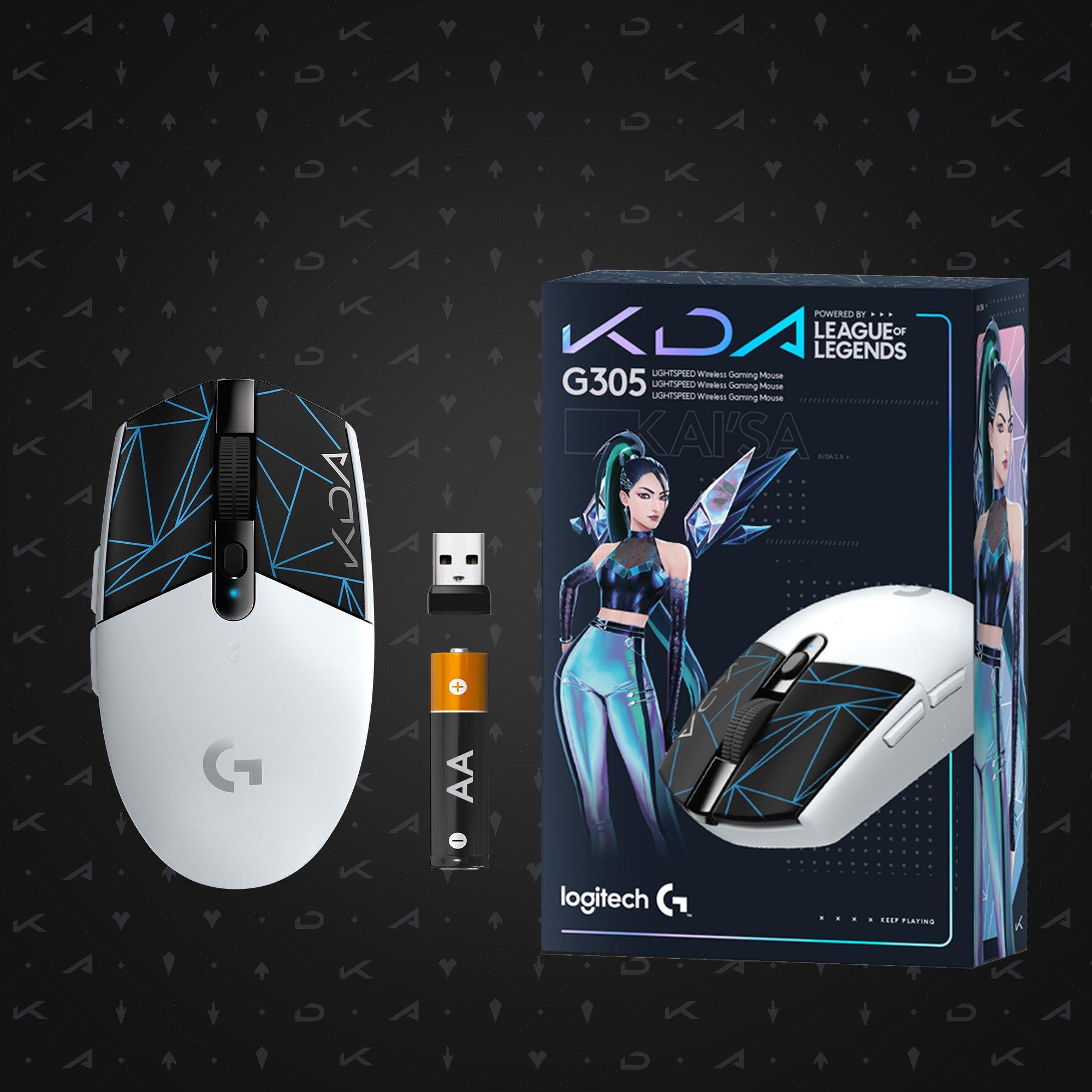 League of Legends K/DA G305 LIGHTSPEED Wireless Gaming Mouse