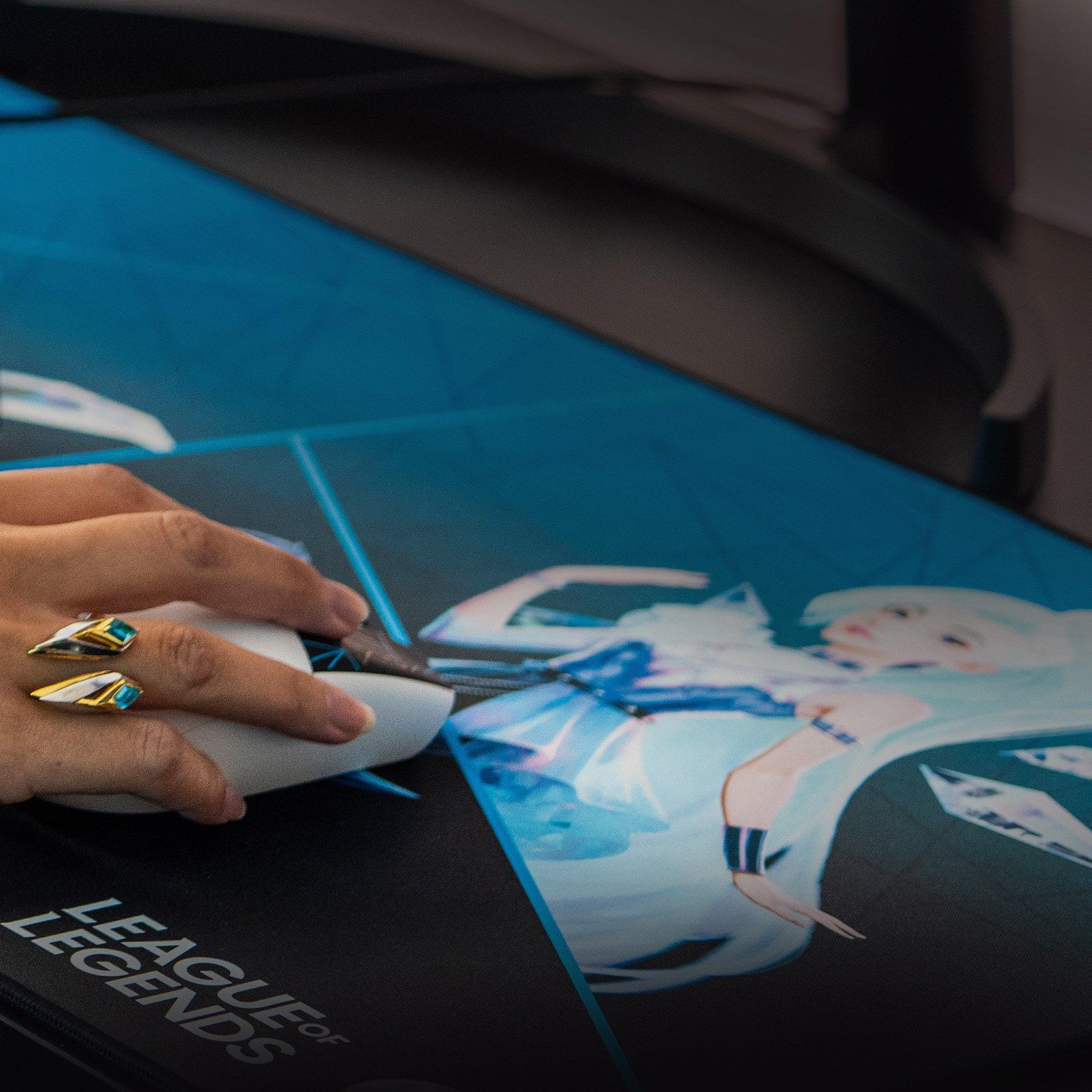 Logitech League of Legends K/DA G840 XL Gaming Mouse Pad