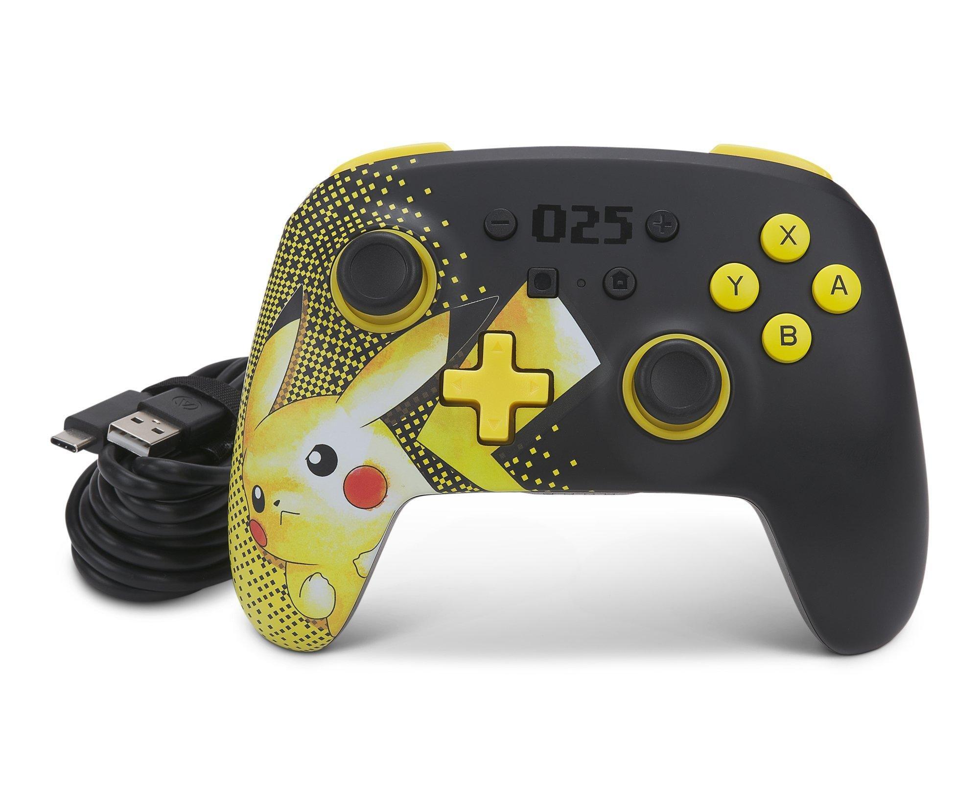 Speed джойстик. Покемоны Xbox. Pro Controller Pikachu. POWERA Pikachu Fade wired Nintendo Switch Controller.