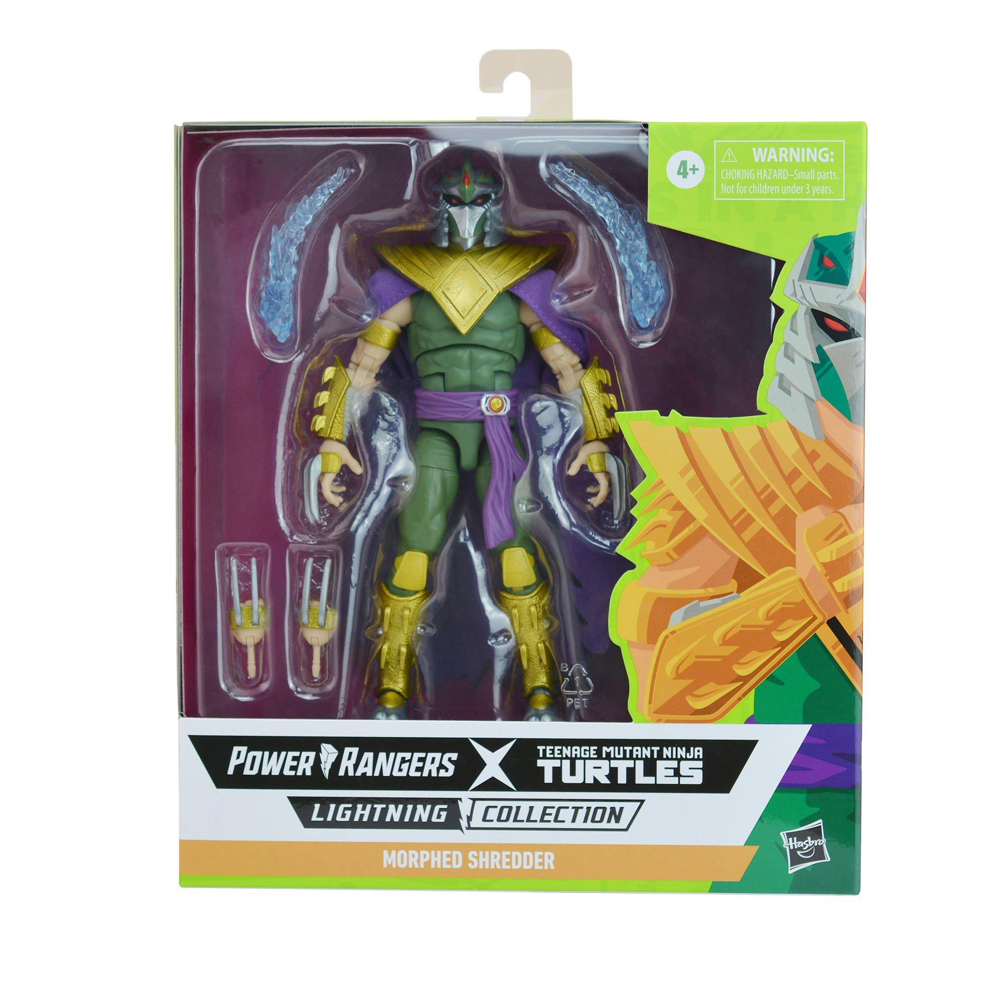 Hasbro Power Rangers Teenage Mutant Ninja Turtles Shredder Green Ranger 6-in Action Figure