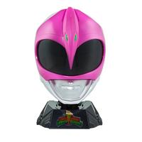 list item 2 of 17 Hasbro Mighty Morphin Power Rangers Pink Ranger Replica Helmet with Display Stand GameStop Exclusive