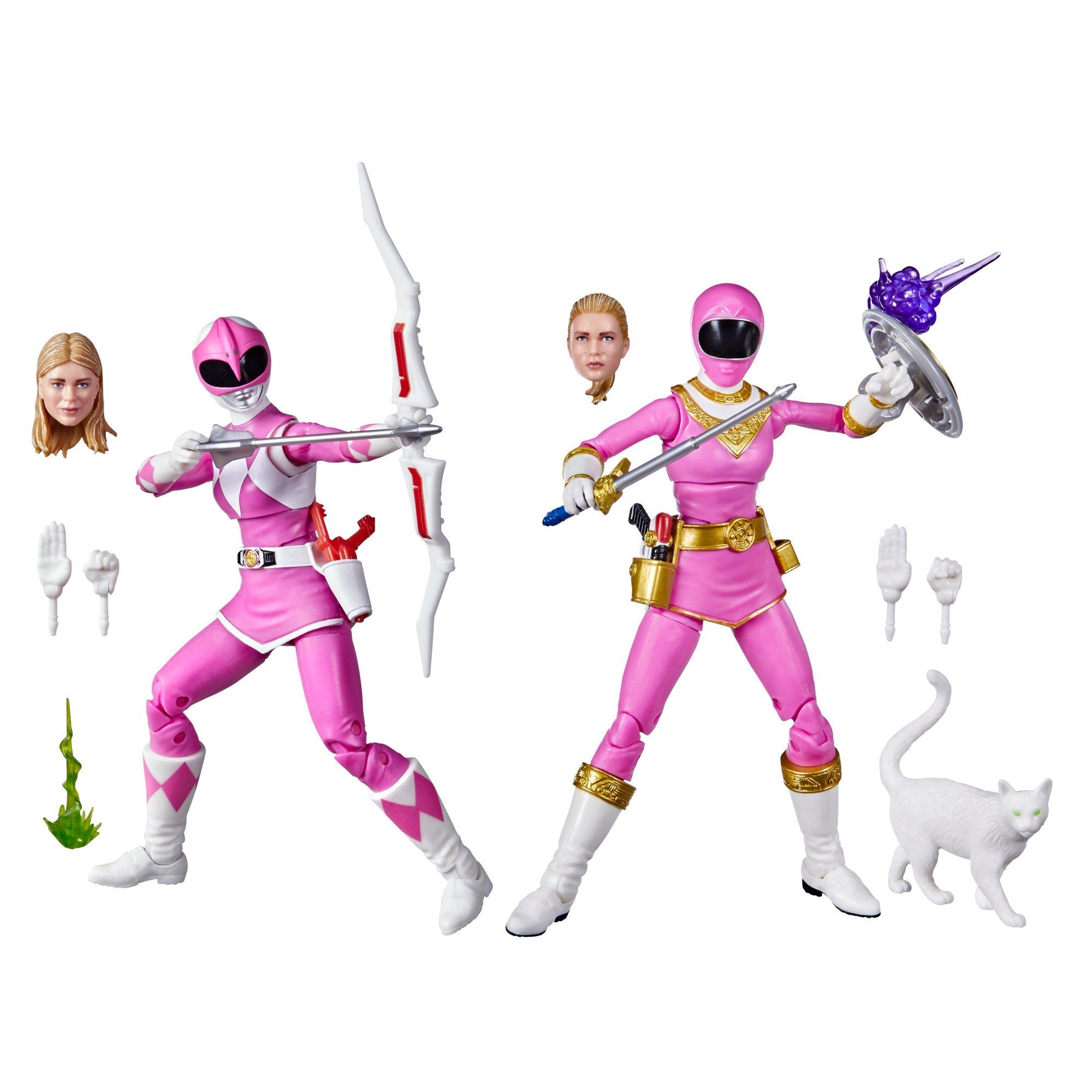 list item 2 of 10 Hasbro Mighty Morphin Power Rangers Pink Ranger and Zeo Pink Ranger Set 6-in Action Figure GameStop Exclusive
