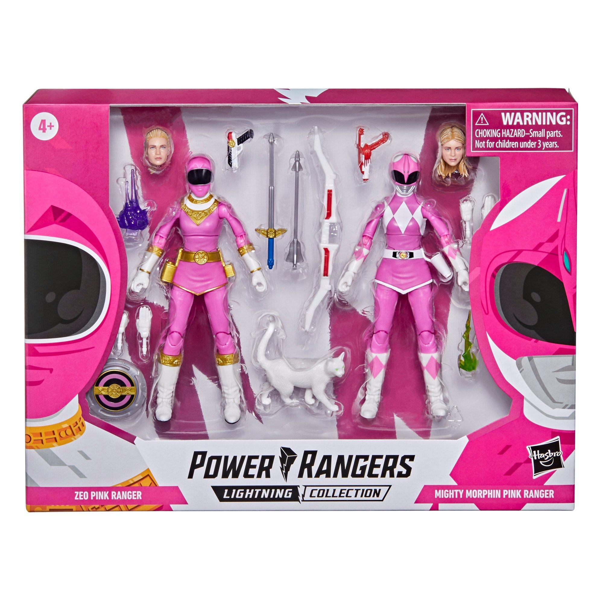 list item 9 of 10 Hasbro Mighty Morphin Power Rangers Pink Ranger and Zeo Pink Ranger Set 6-in Action Figure GameStop Exclusive
