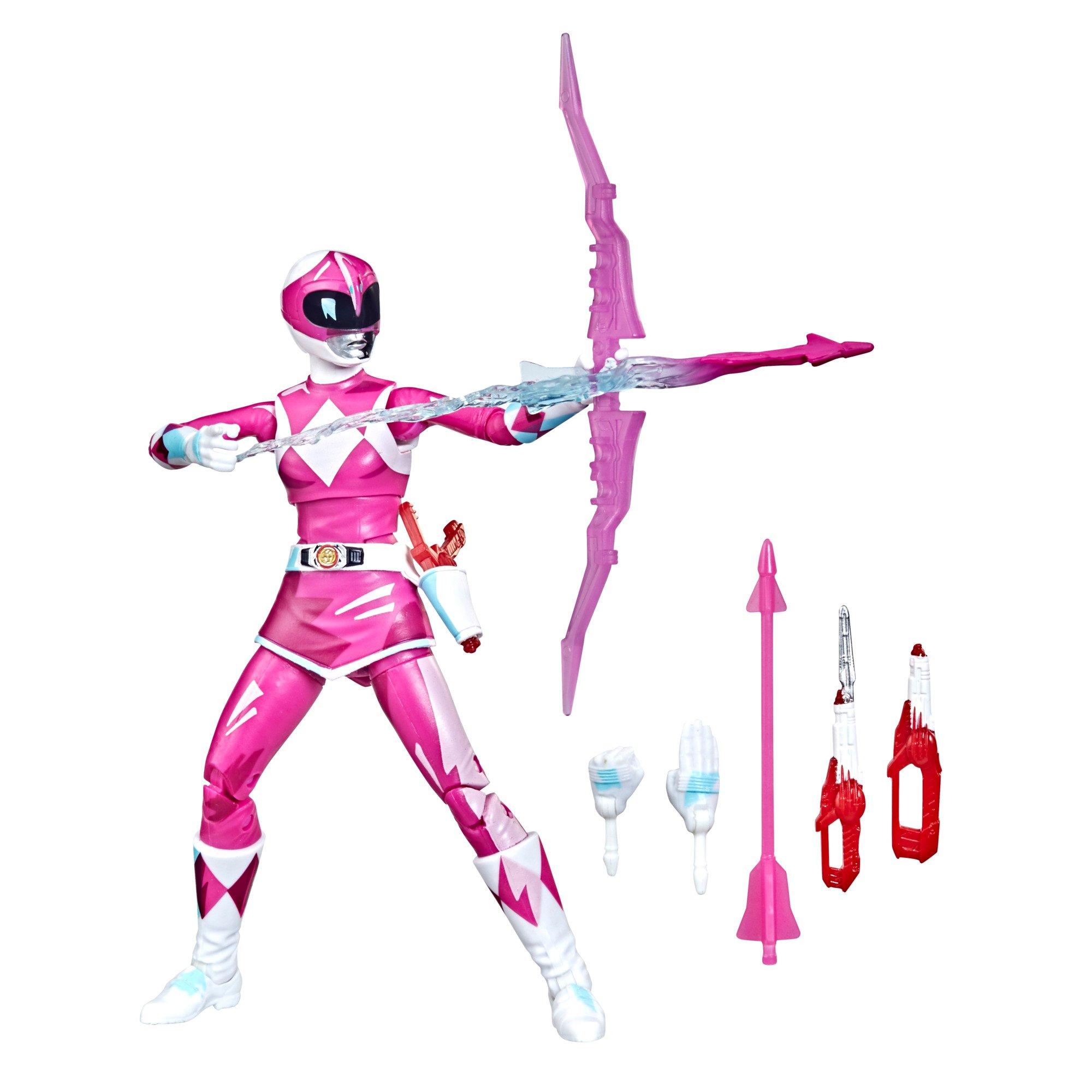 power rangers lightning collection mighty morphin pink ranger and zeo pink ranger