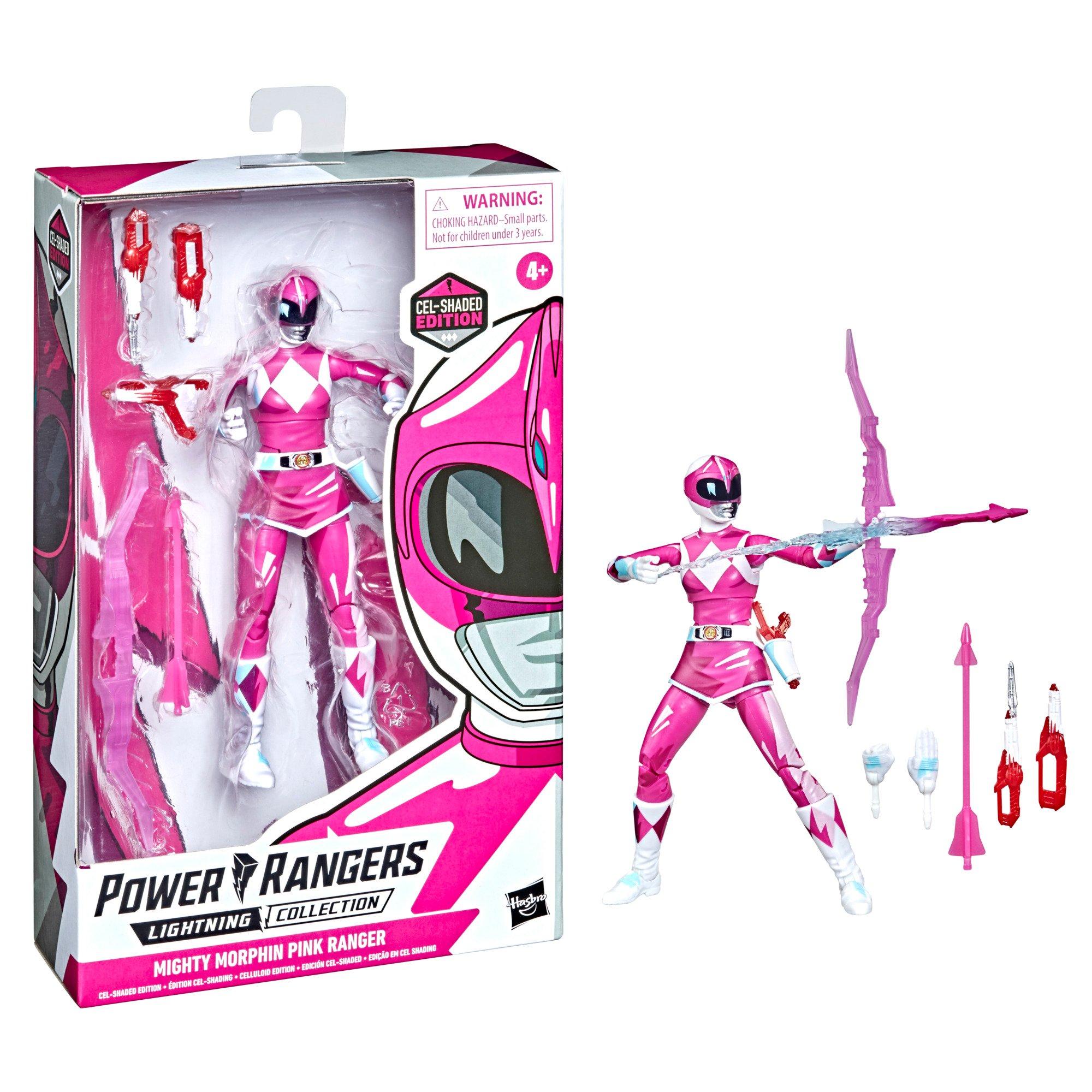 Hasbro Mighty Morphin Power Rangers Pink Ranger Lightning Collection Action Figure GameStop Exclusive