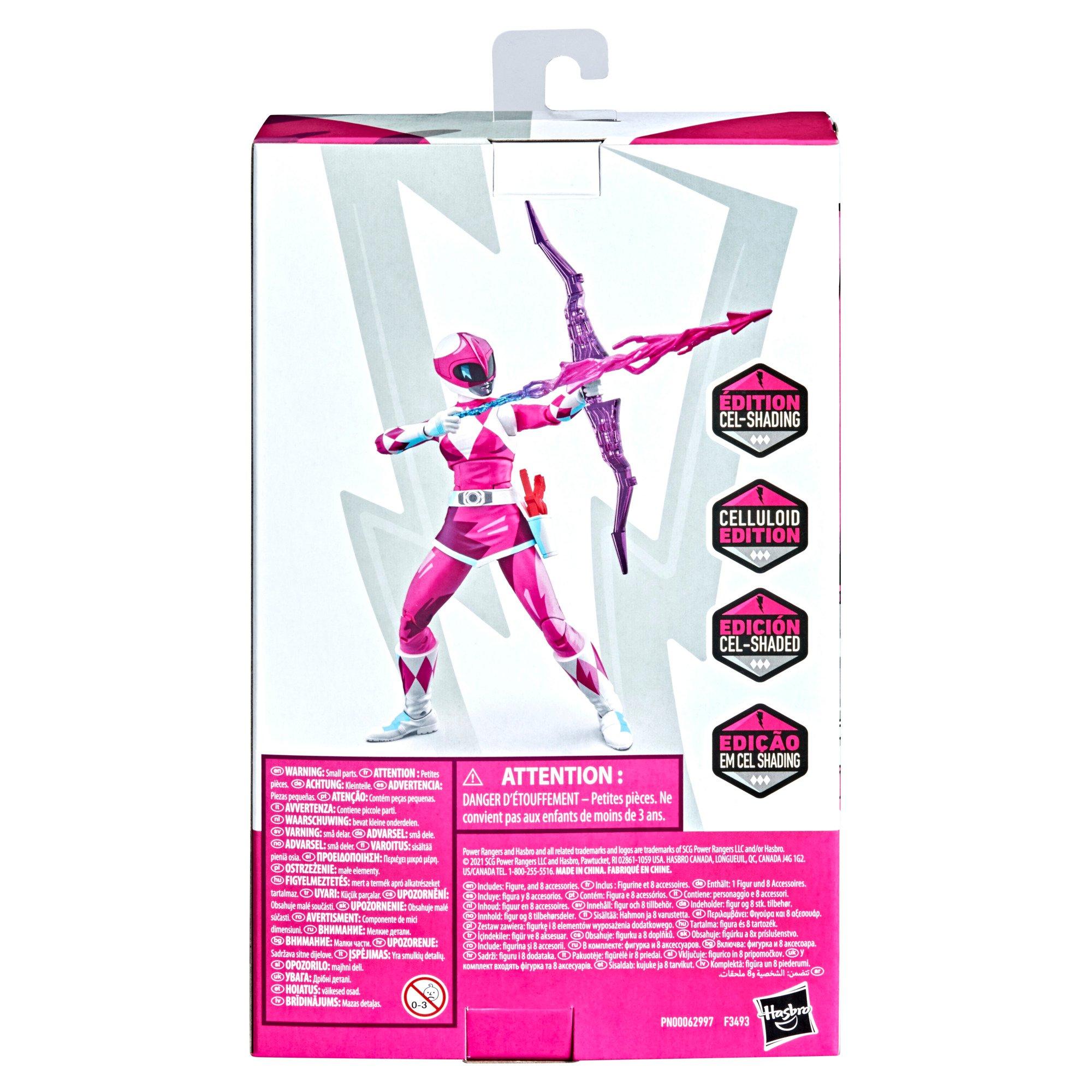 Hasbro Mighty Morphin Power Rangers Pink Ranger Lightning Collection Action Figure GameStop Exclusive