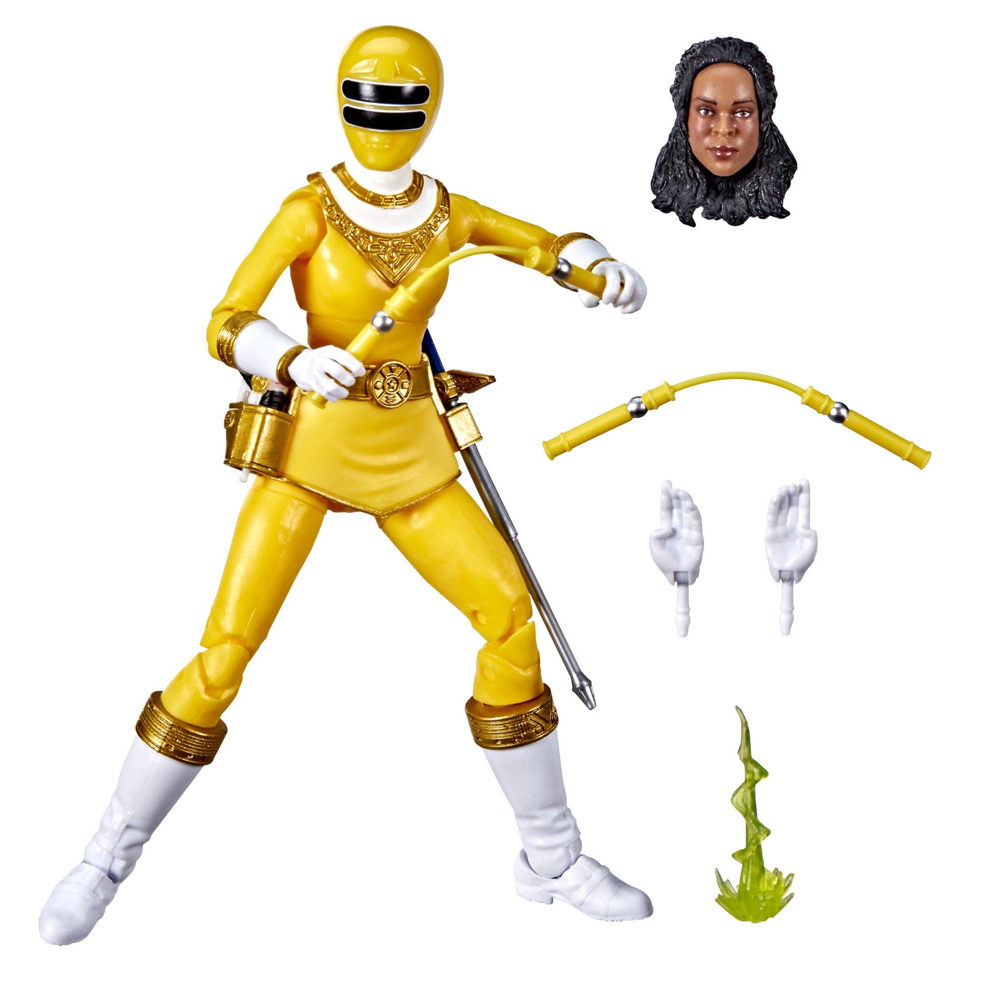 Power Rangers Lightning Collection Zeo Yellow Ranger 6 Inch Premium Collectible Action Figure Toy With Accessories Gamestop