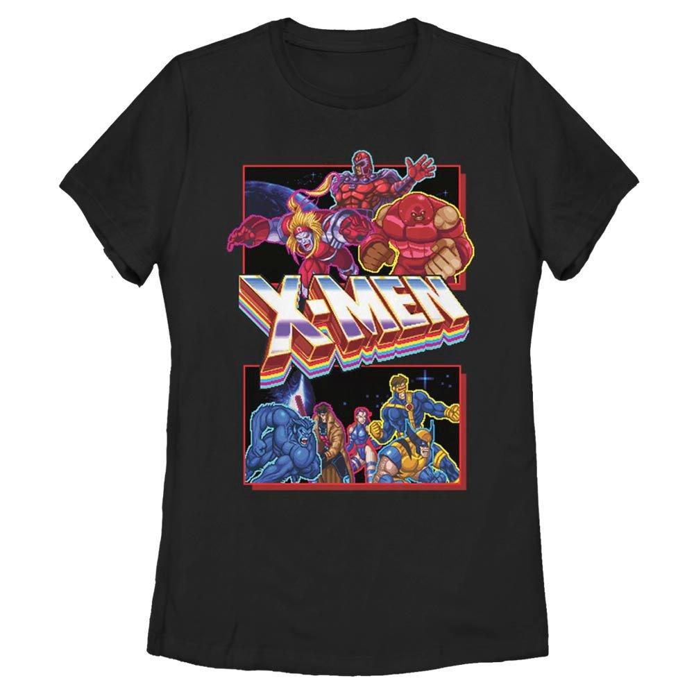 Marvel X-Men Arcade Fight Womens T-Shirt