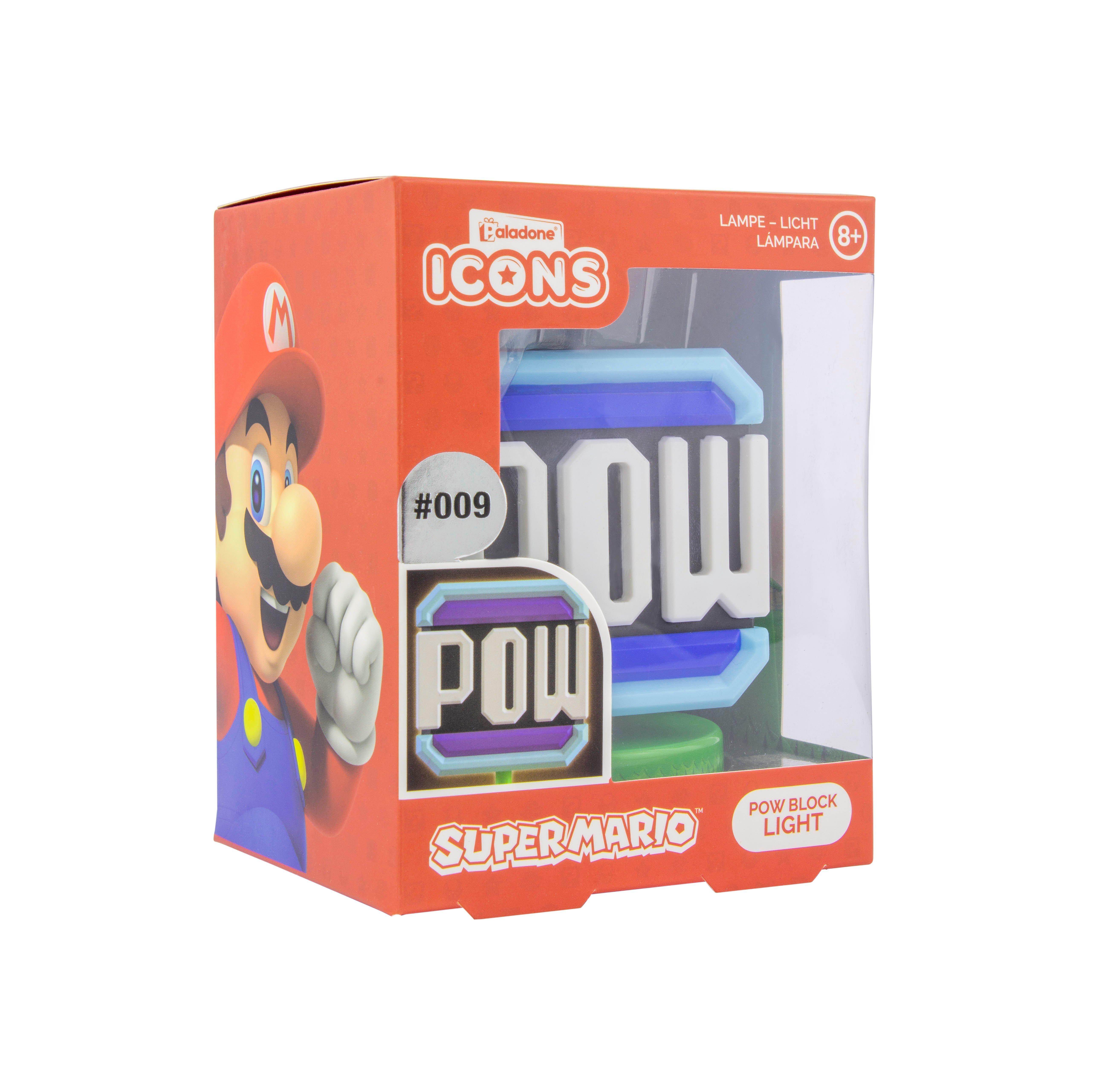 Paladone Super Mario POW Block Icon Light