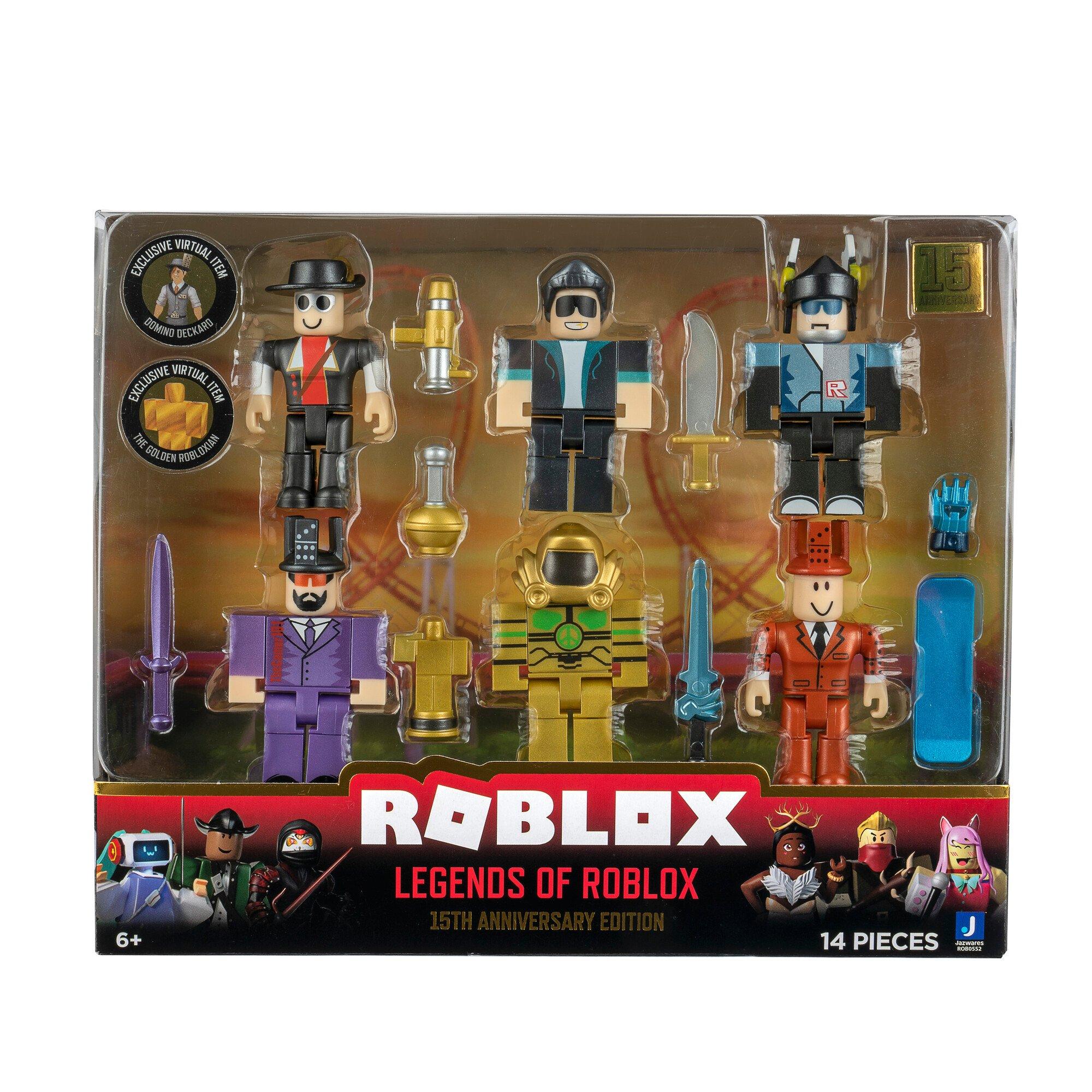 Jazwares Roblox Legends Of Roblox 15th Anniversary Edition Character Set