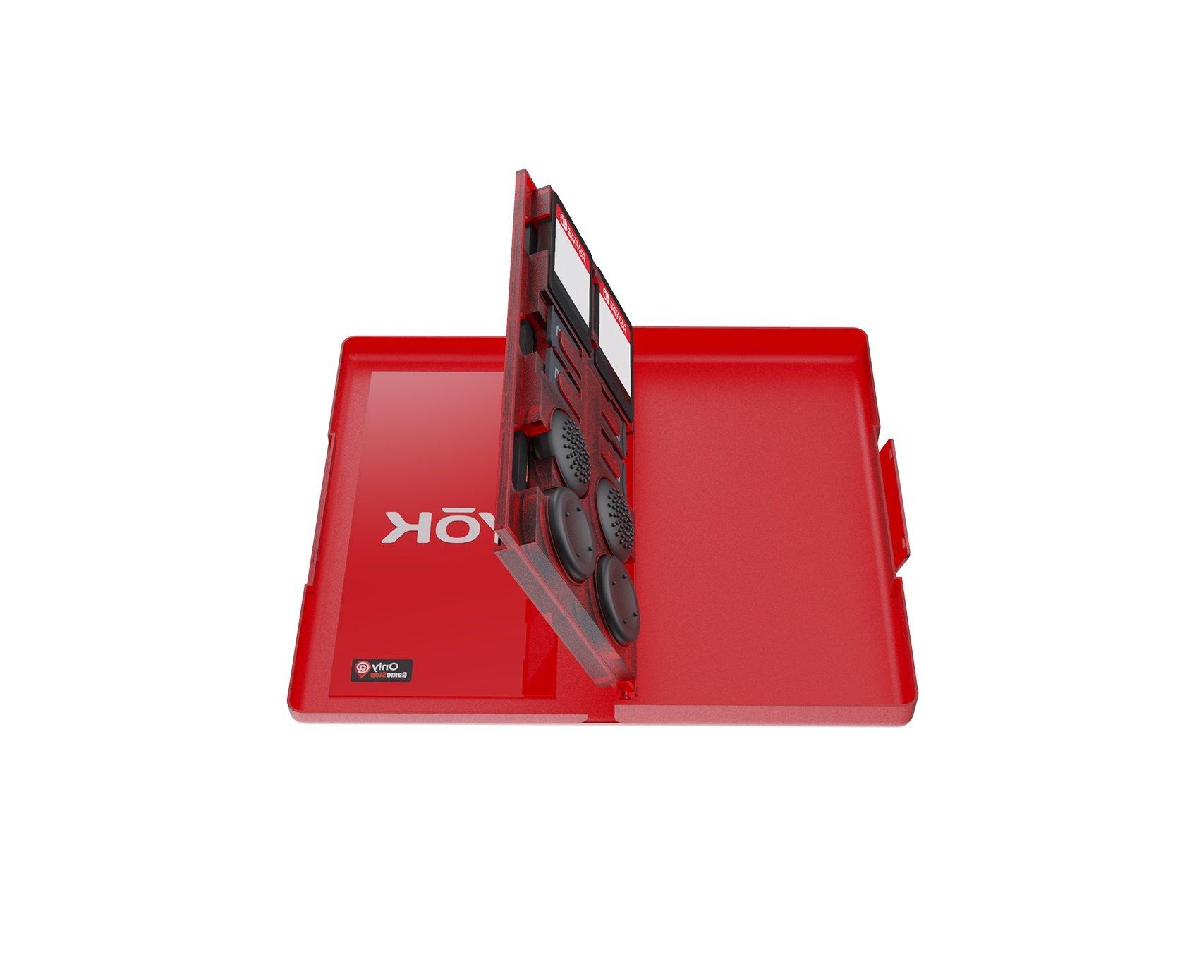 Switch Game Case Storage 24 Games Card and 24 Micro SD Cartridge Slots,  Switch Game Holder for Nintendo Switch/OLED/Lite, Portable Switch Game Card