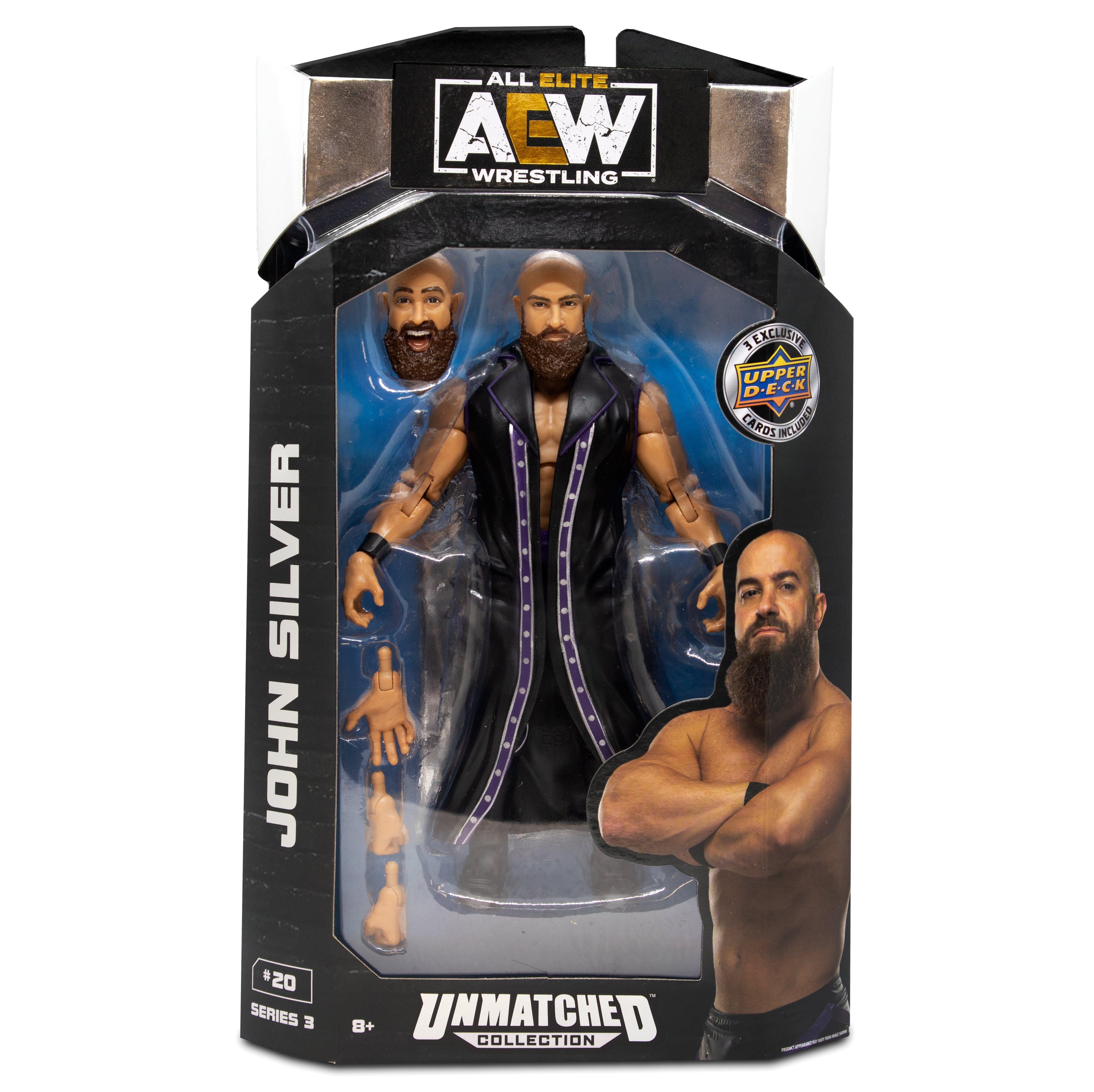 Jazwares All Elite Wrestling Unmatched Collection Wave 3 John Silver 6-in  Action Figure