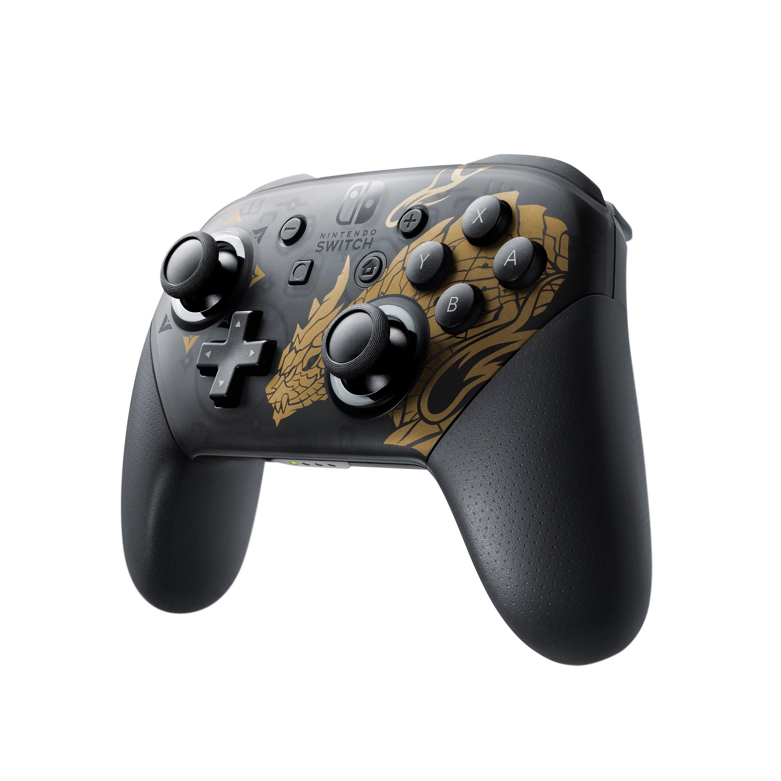 Controller - Switch Pro Controller (Monster Hunter Rise) - Super Retro -  Nintendo Switch