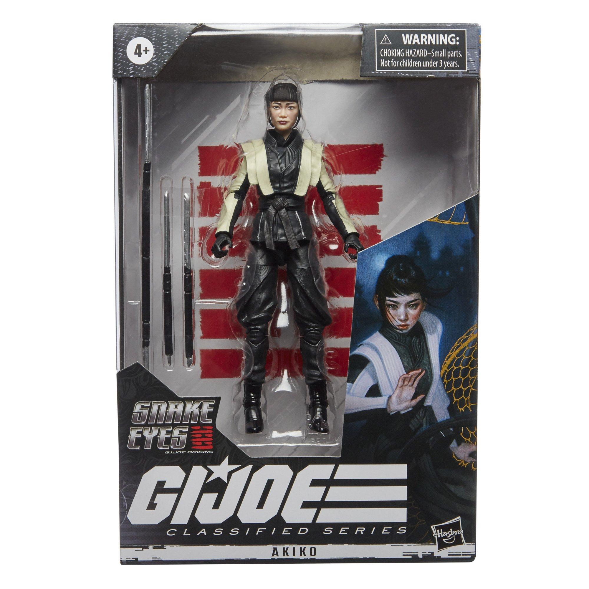 G.I. Joe Origins Snake Eyes Akiko Classified Series Action ...