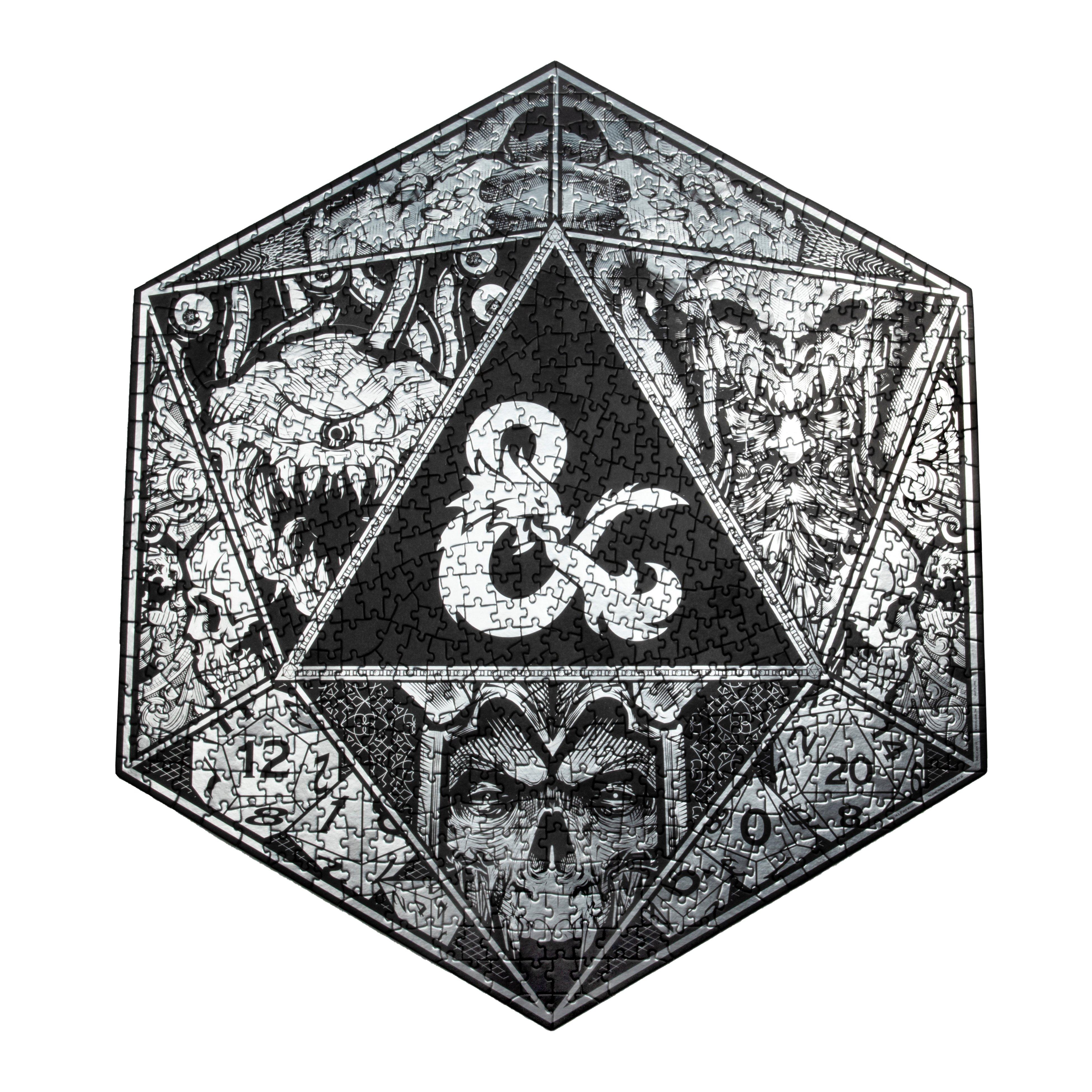 Paladone Dungeons and Dragons D20 750pc Jigsaw Puzzle