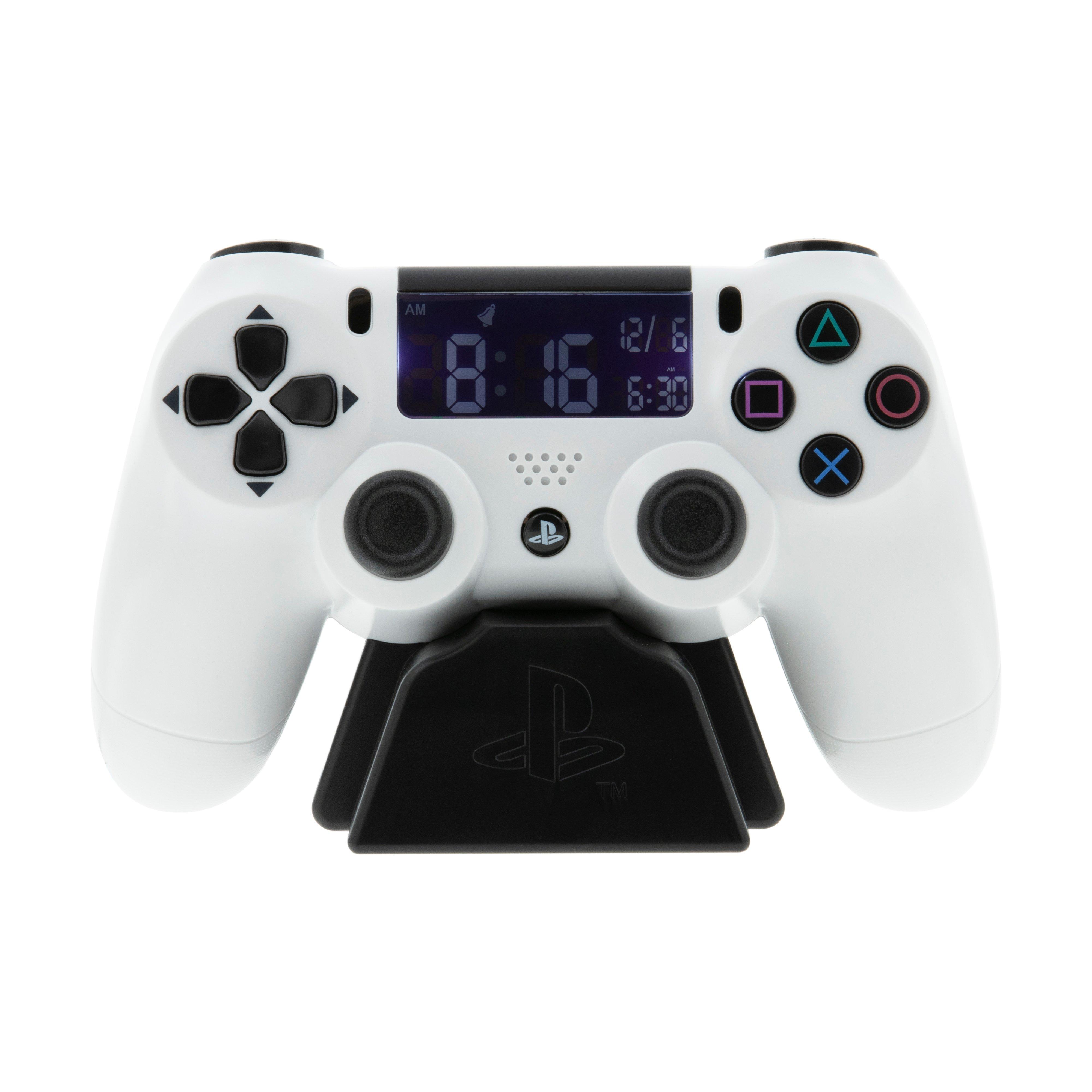 Playstation Digital Alarm Clock USB LCD Electronic PS4 Controller Novelty Gift 