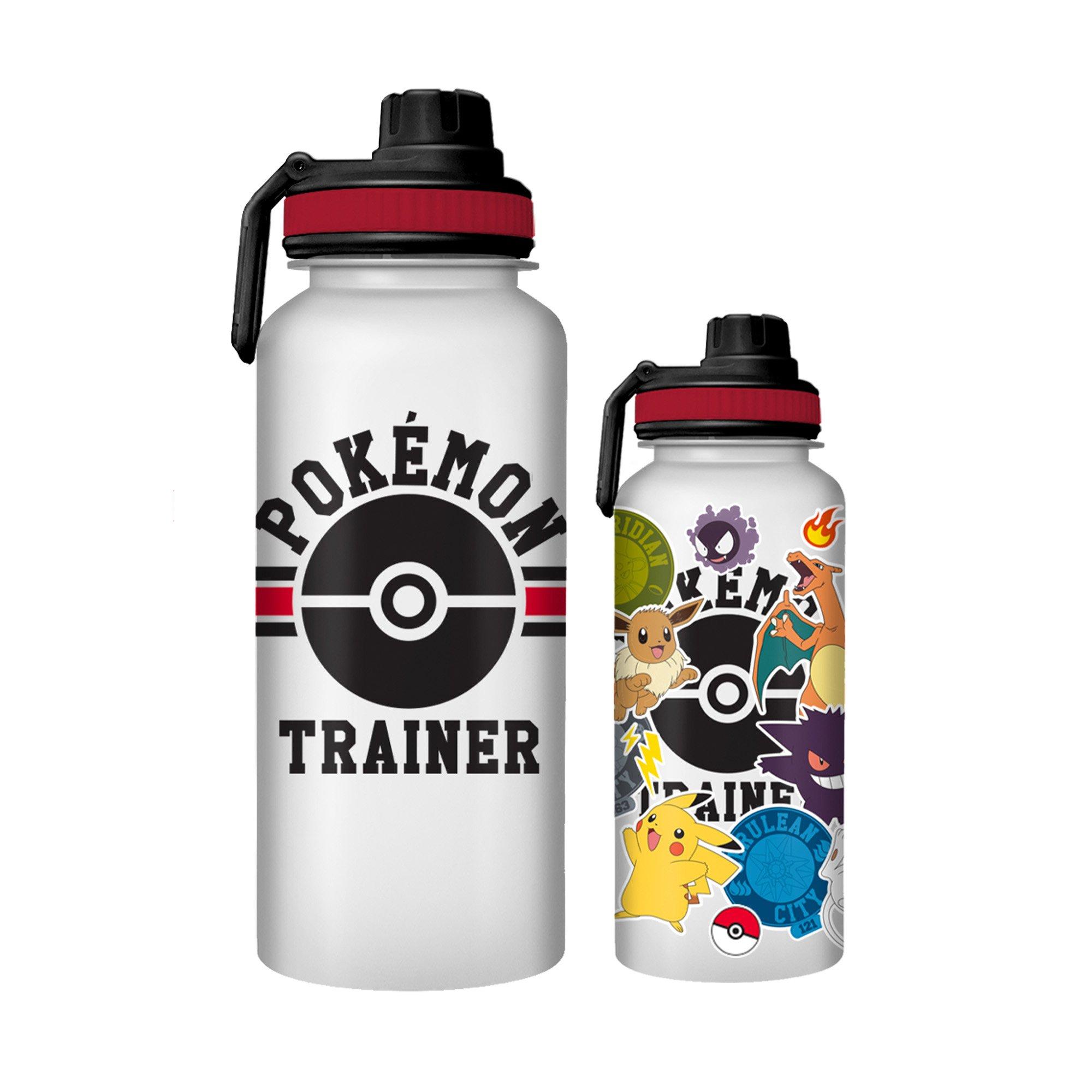 Pokemon Pokemon Trainer Water Bottle with Stickers GameStop