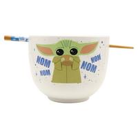 list item 1 of 6 Star Wars: The Mandalorian The Child Ramen Bowl with Chopsticks