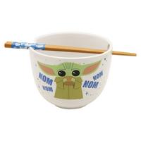 list item 6 of 6 Star Wars: The Mandalorian The Child Ramen Bowl with Chopsticks