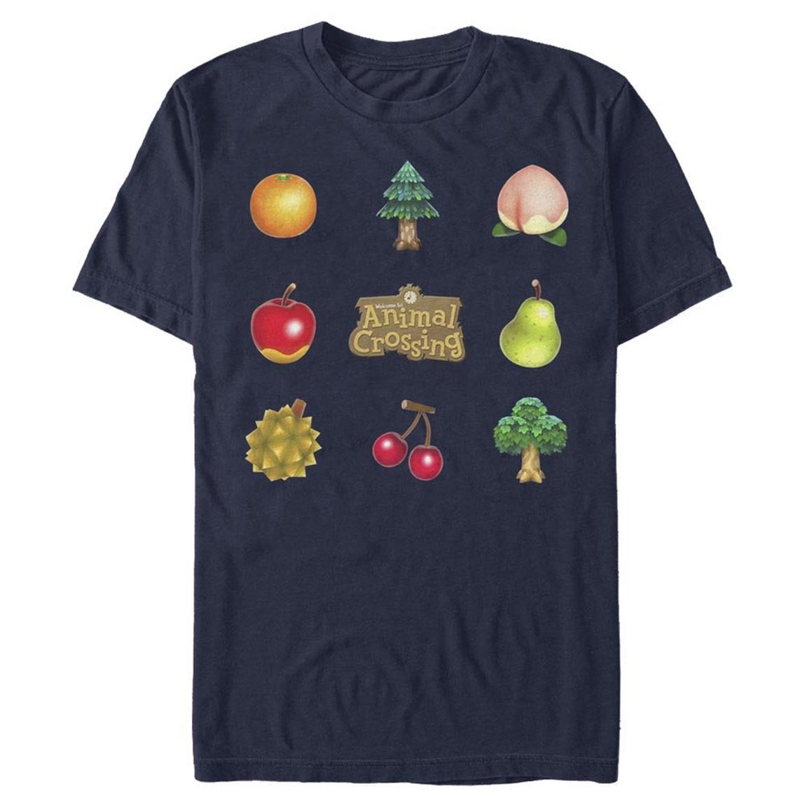 Animal Crossing Items T-Shirt, Size: Large, Fifth Sun