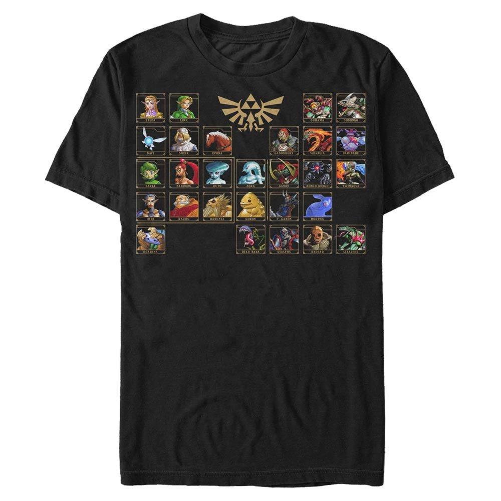 The Legend of Zelda Periodic Table T-Shirt
