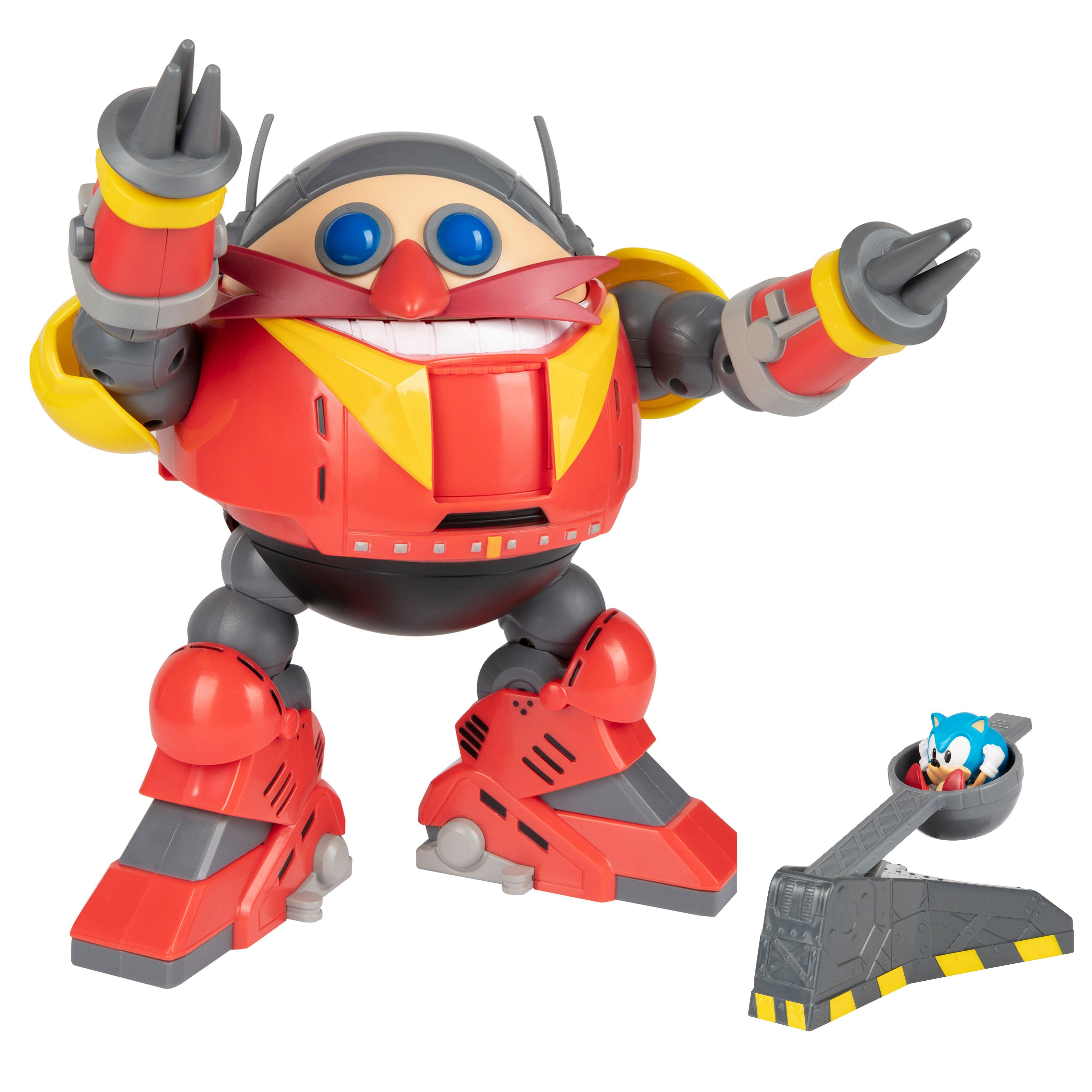 sydvest Start Inspicere Sonic the Hedgehog Giant Eggman Robot Figure Battle Set | GameStop