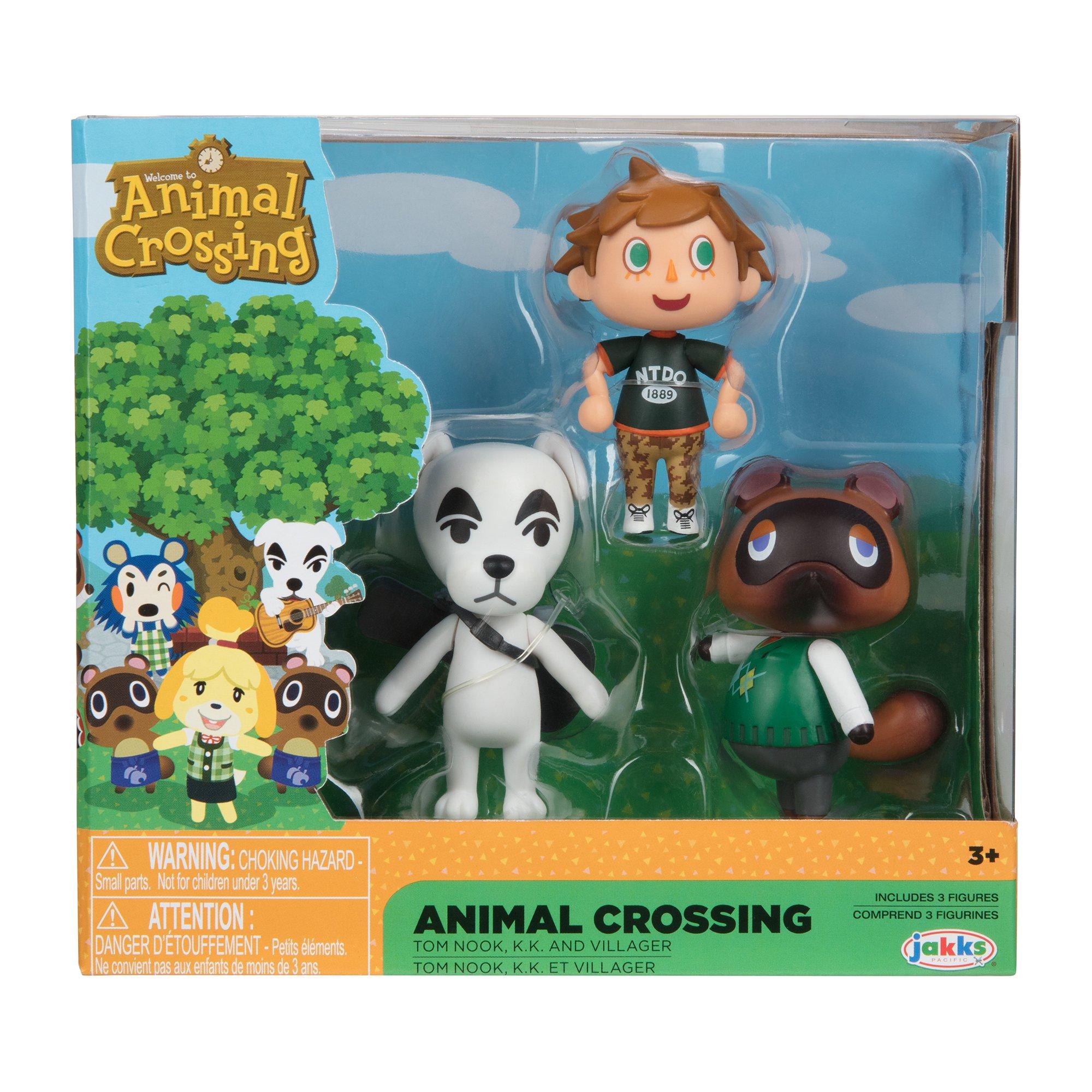 Jakks Pacific Animal Crossing 2.5in Figure 3 Pack