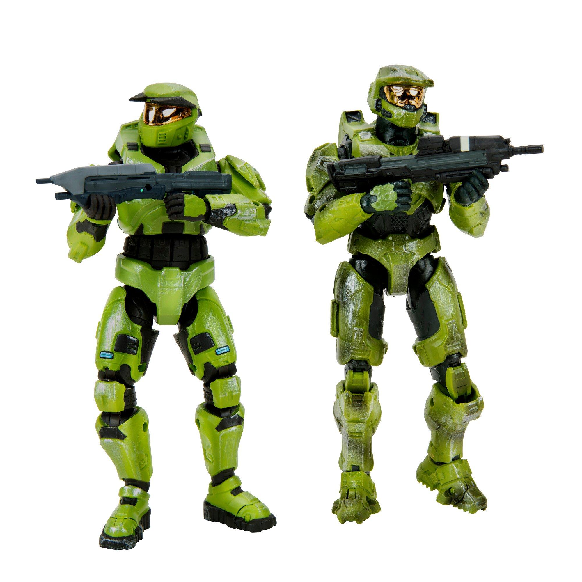 Halo Master Chief 20th Anniversary Spartan Collection Action Figure Set ...