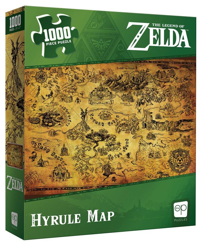 USAopoly Zelda Hyrule Map 1000-pc Jigsaw Puzzle