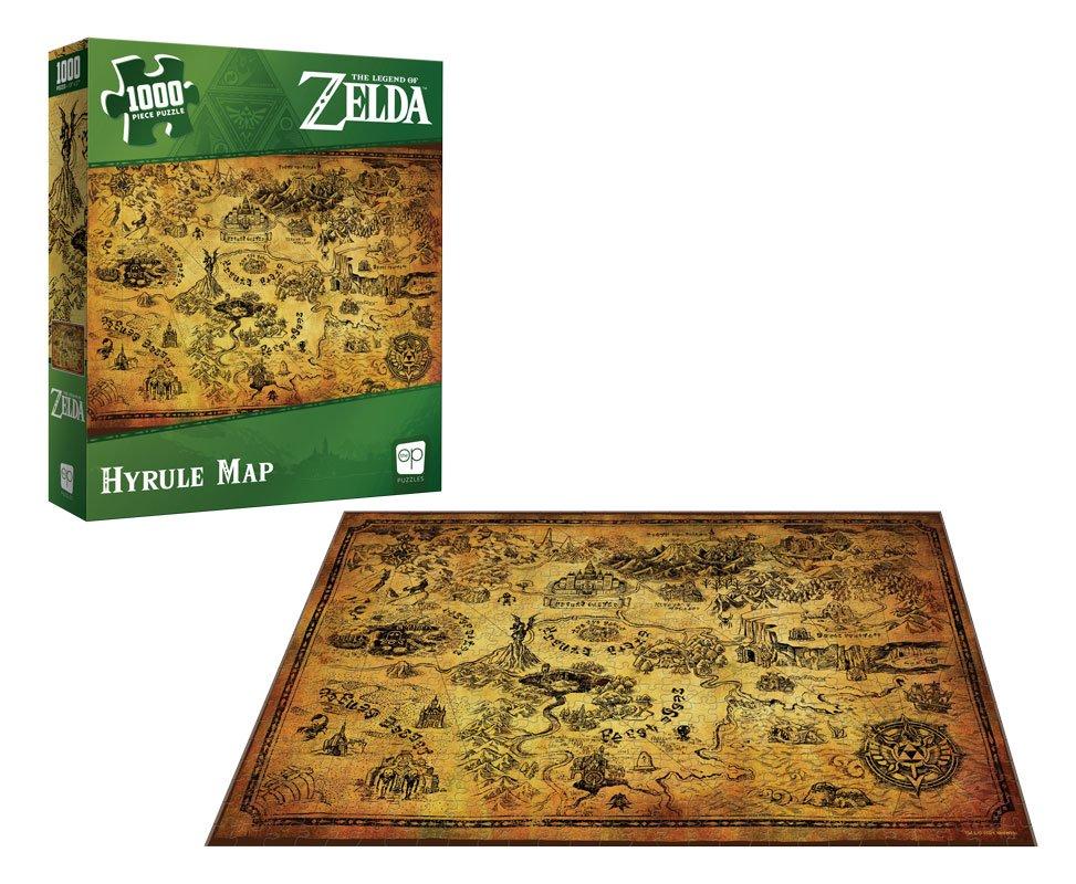 Usaopoly Zelda Hyrule Map 1000 Pc Jigsaw Puzzle
