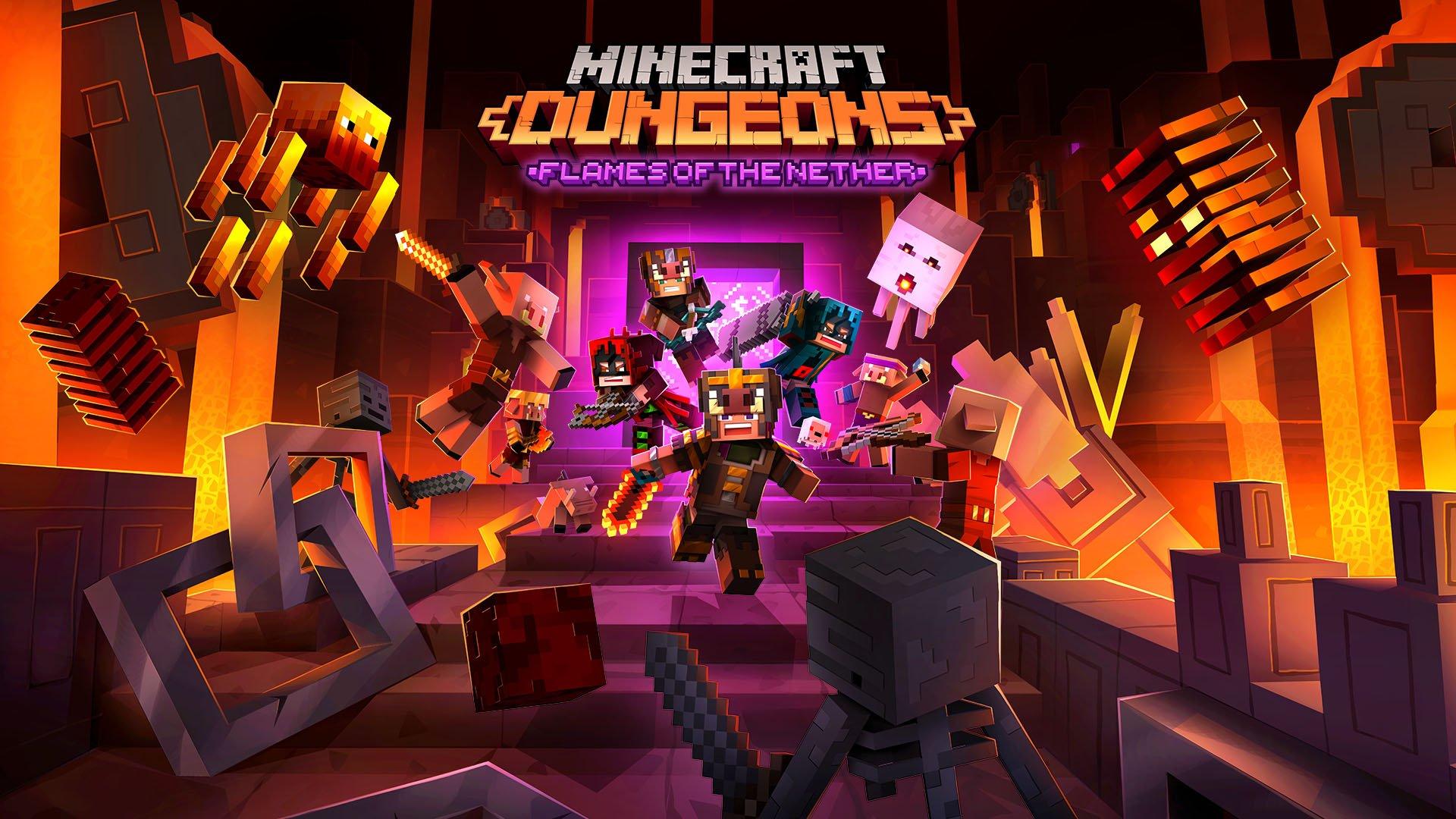Minecraft Dungeons (Multi): novo DLC Flames of the Nether e atualização  gratuita são anunciados - GameBlast