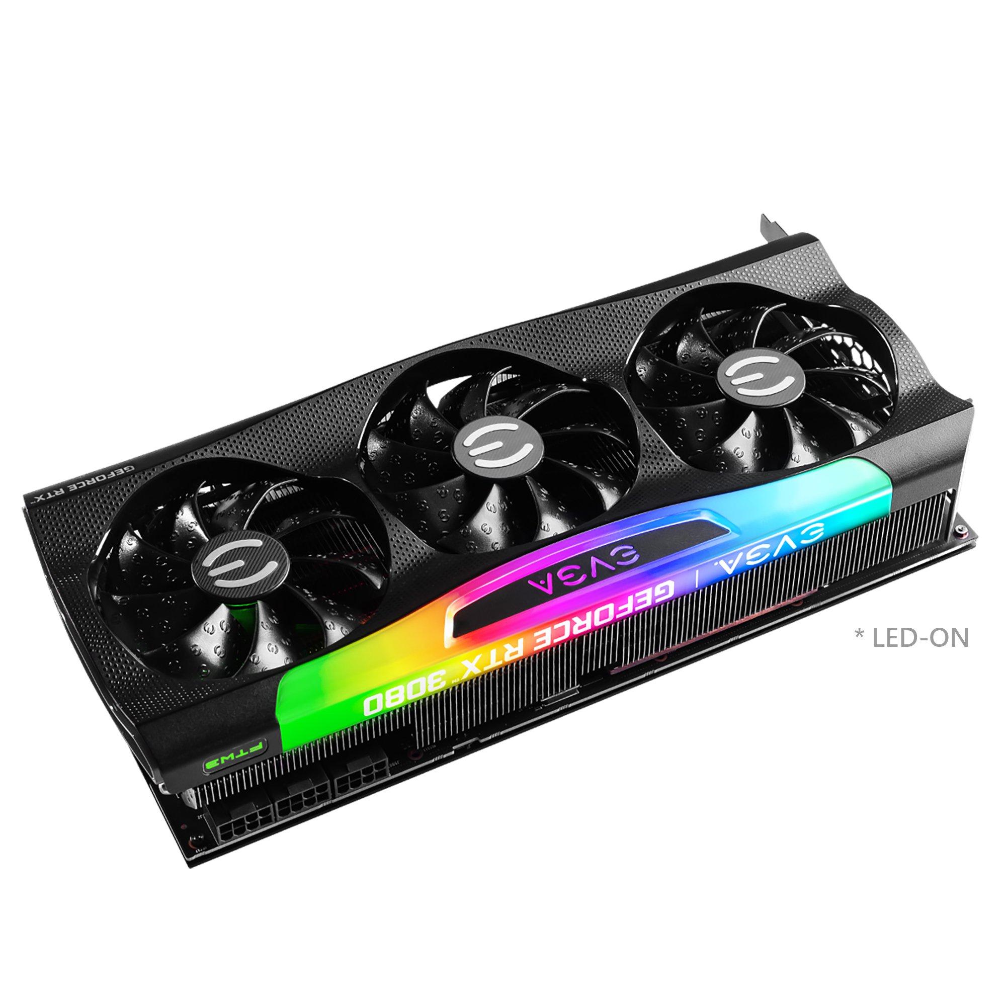 EVGA GeForce RTX 3080 FTW3 Ultra Gaming Graphics Card