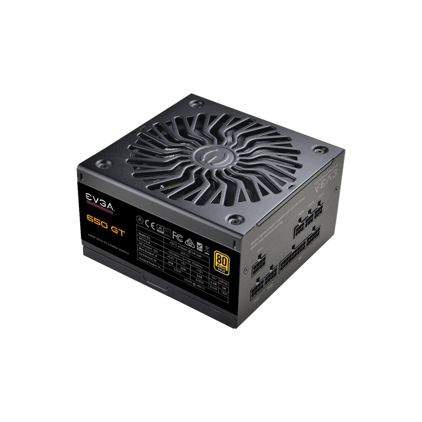EVGA SuperNOVA GT 80 Plus Gold Fully Modular Power Supply 650W