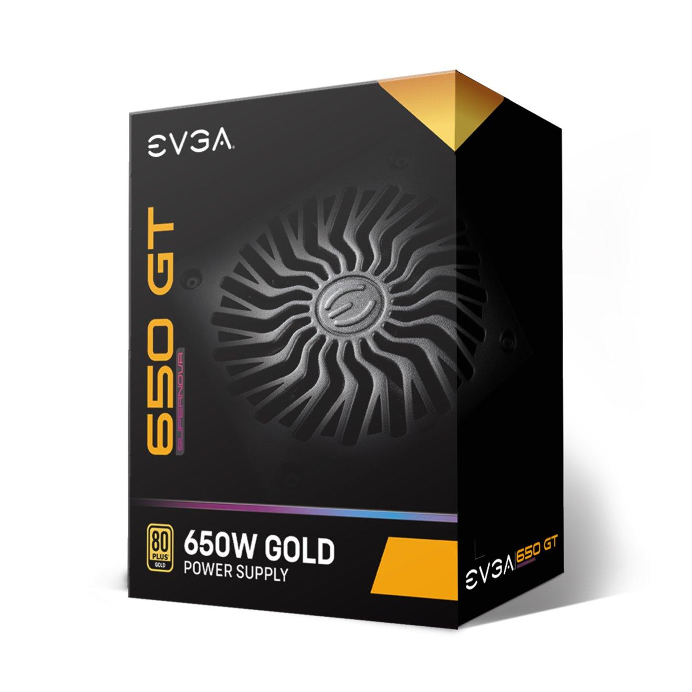 EVGA SuperNOVA GT 80 Plus Gold Fully Modular Power Supply 650W