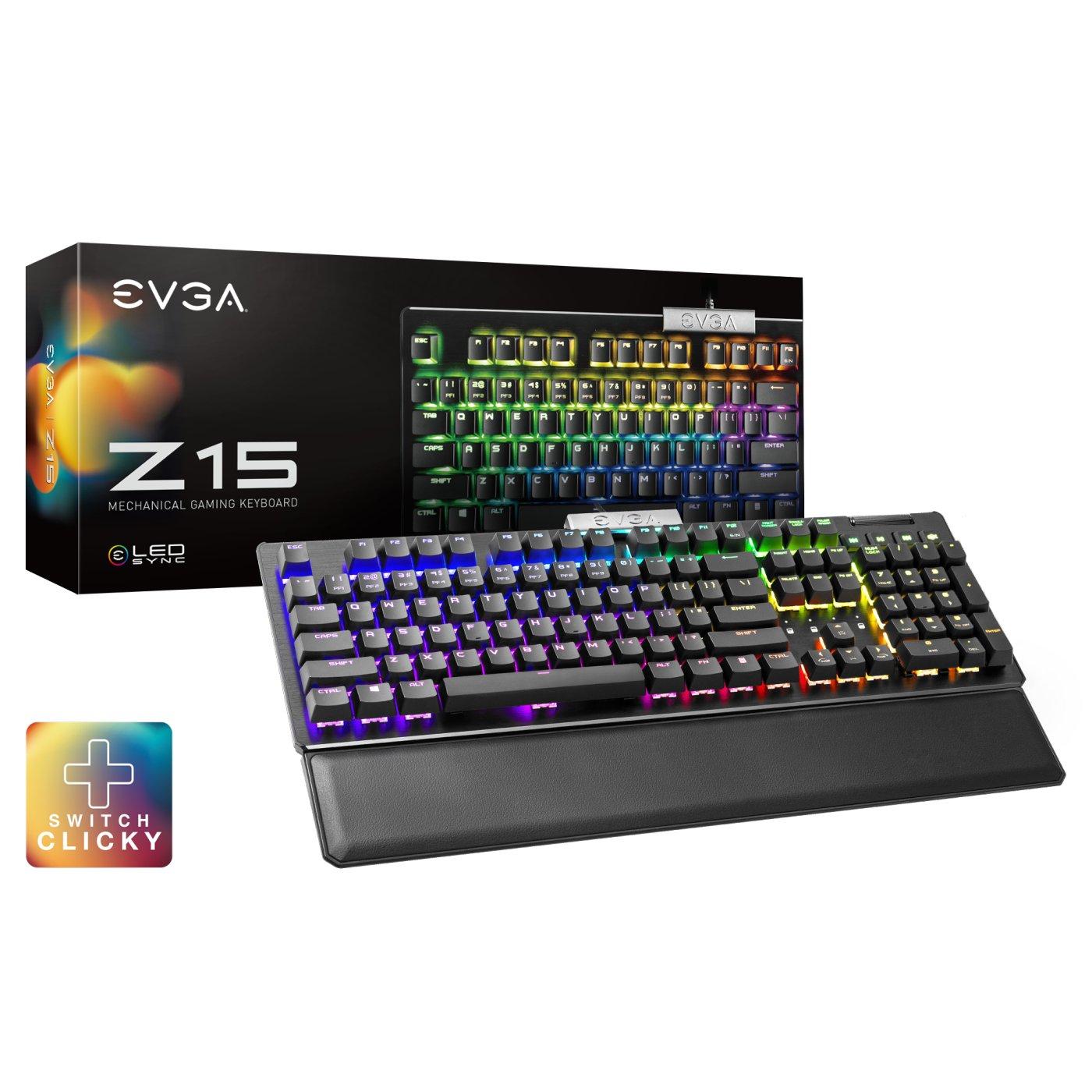 EVGA Z15 RGB Backlit LED Hotswappable Kaihl Speed Bronze Clicky