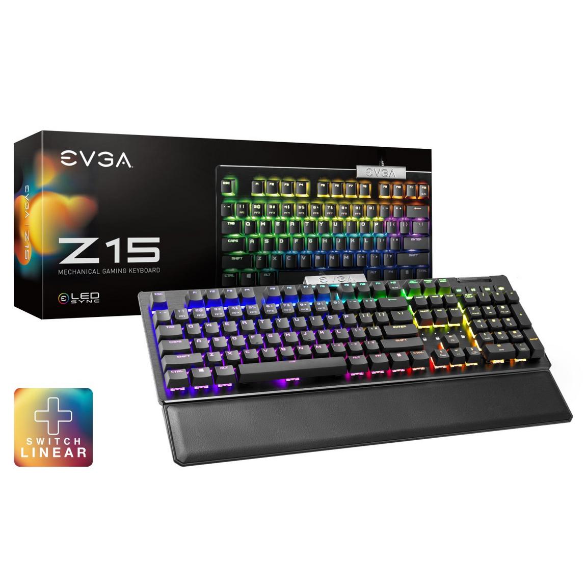 Gamestop: EVGA Z15 RGB Backlit LED Gaming Keyboard with Silver Switches for $39.99